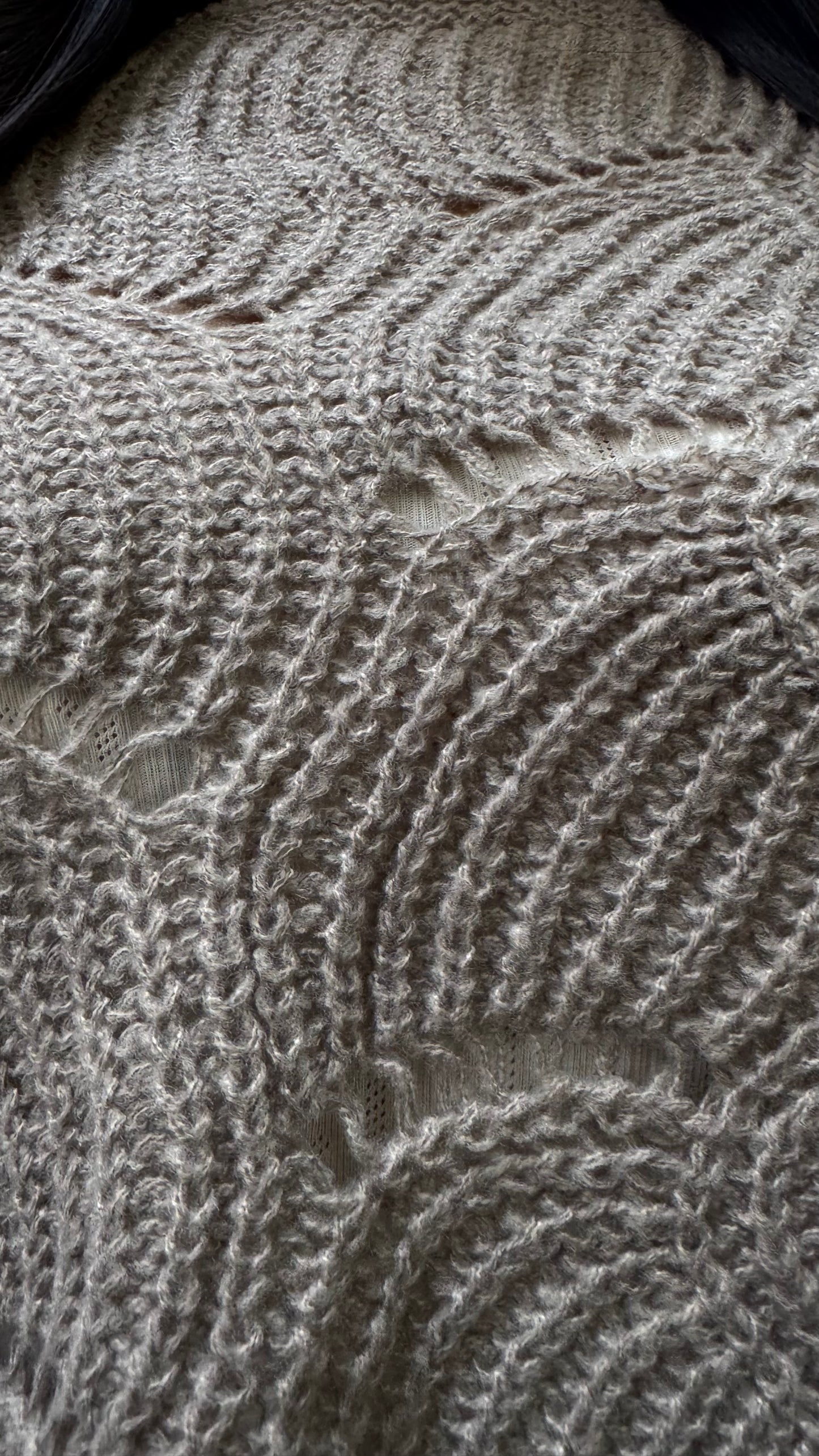 Butterfly Knit Sweater - Brown (Free Size)