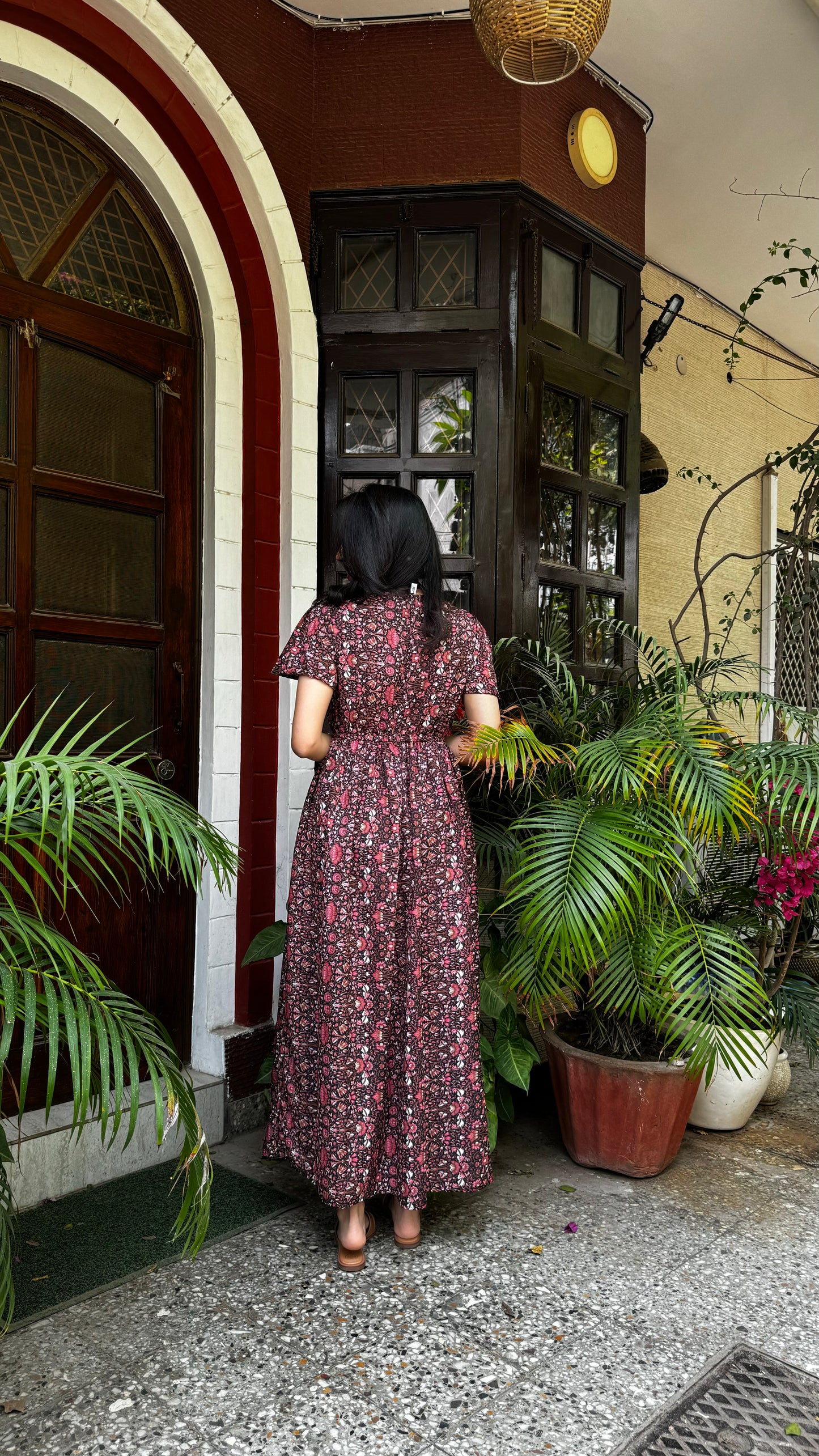 Glee Lounge Dress - Floral Pink