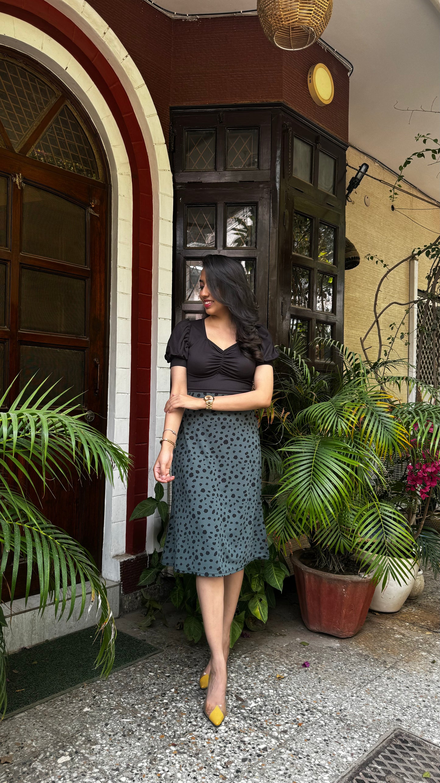 Spotlight Skirt & Top Set- Green