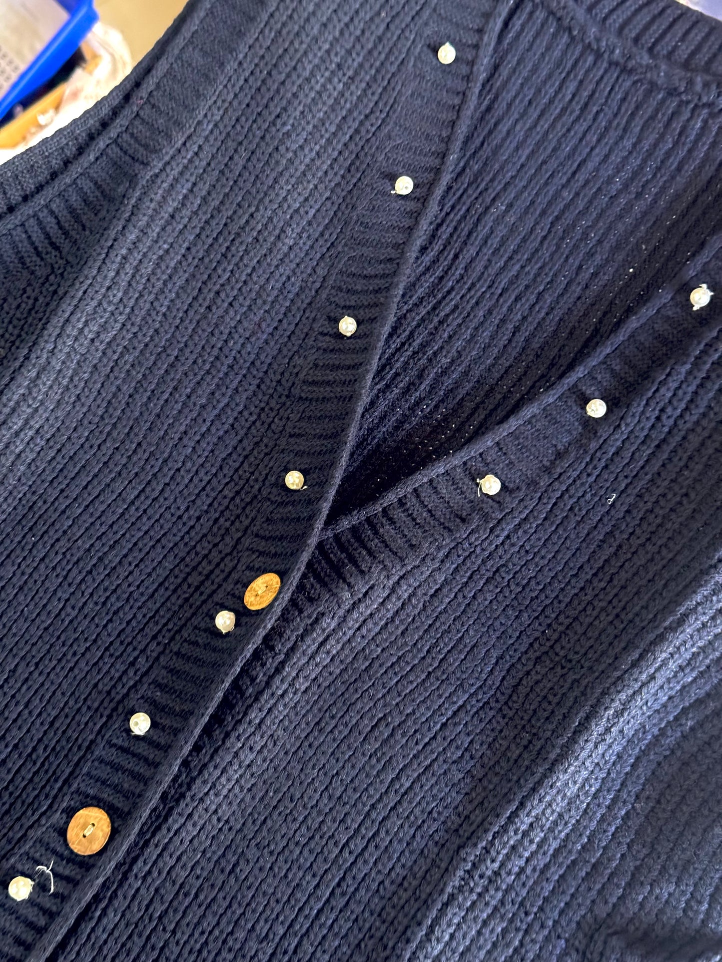 Blue Woollen Shrug (Free Size)