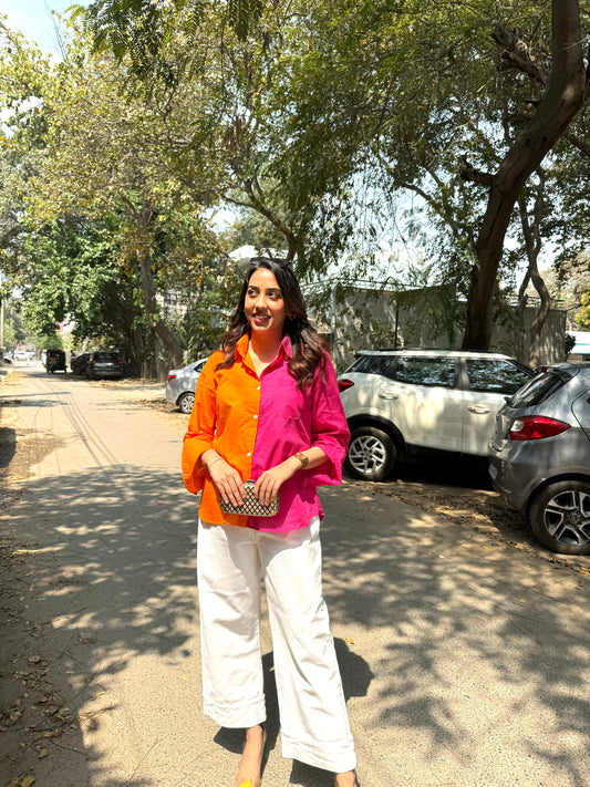 Halfsies Cotton Shirt