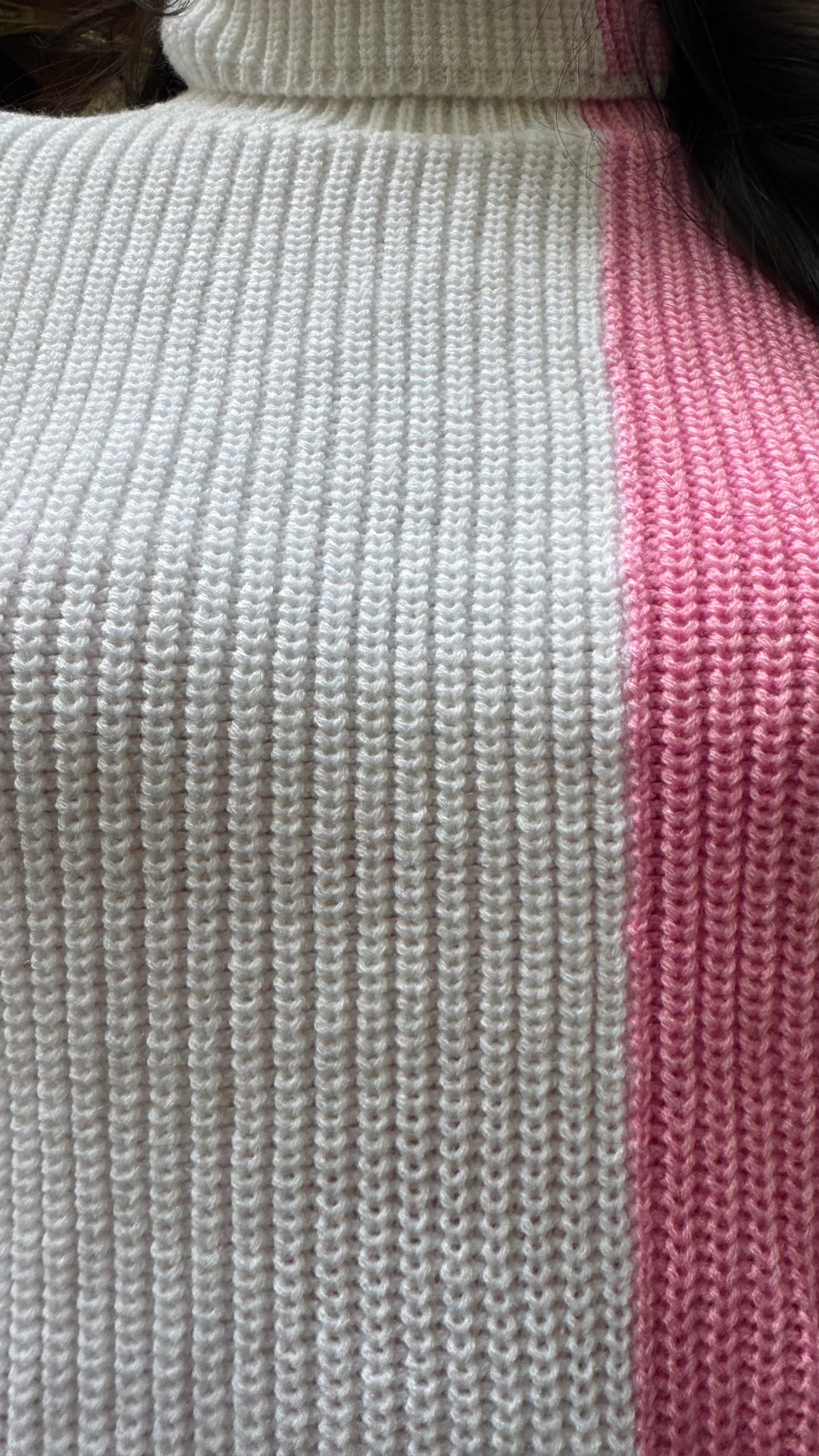 Cotton Candy Knit Turtleneck - Halfsies (Free Size)