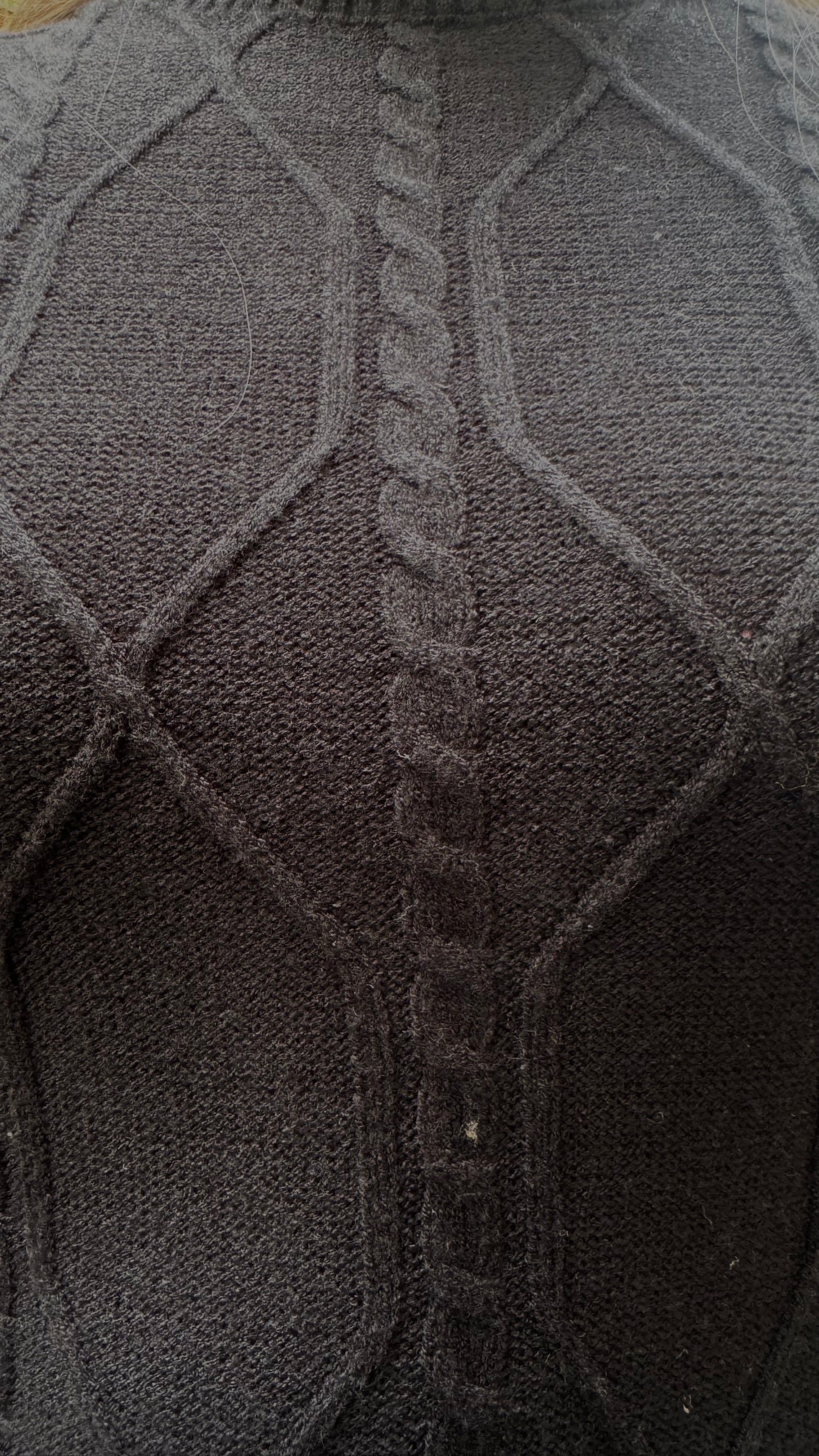 Knit Sweater Dress- Black (Free Size)