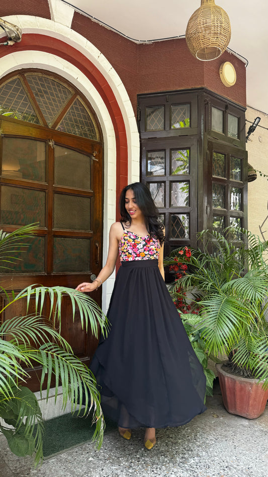 Petals Layered Maxi Dress – Summer
