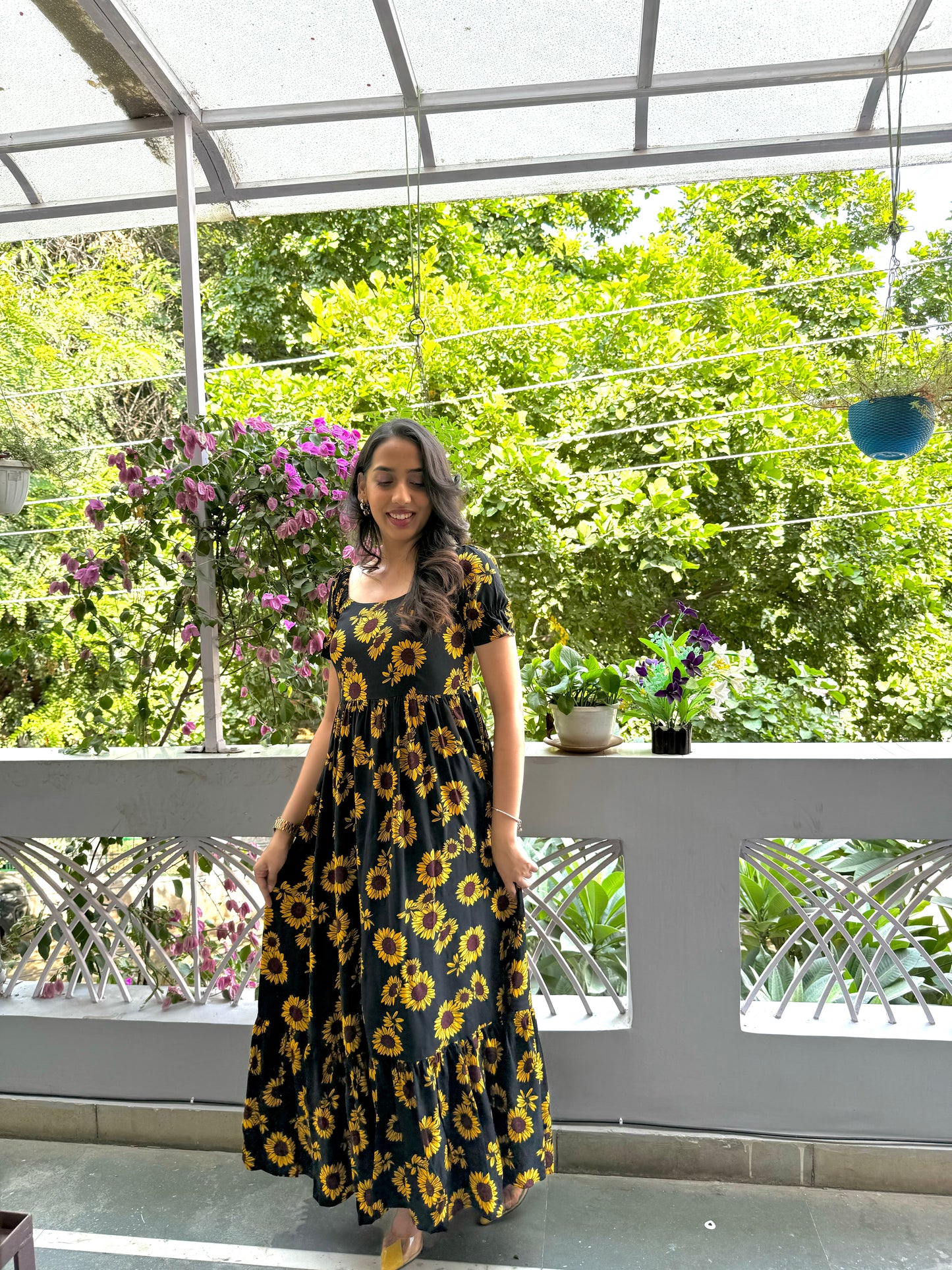 SunFlower Tiered Maxi (Luxe Collection)