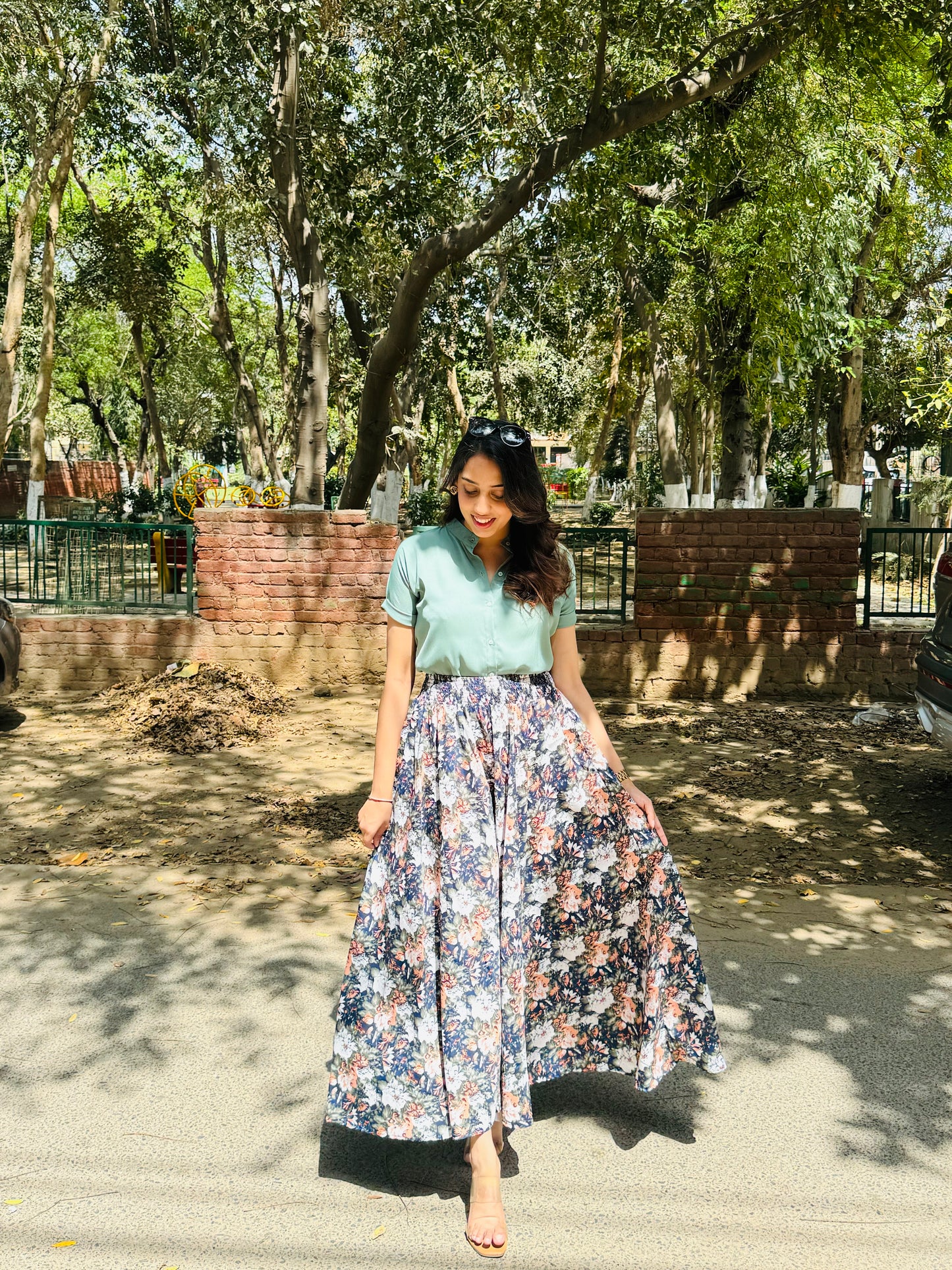 Blossoming Top – Green