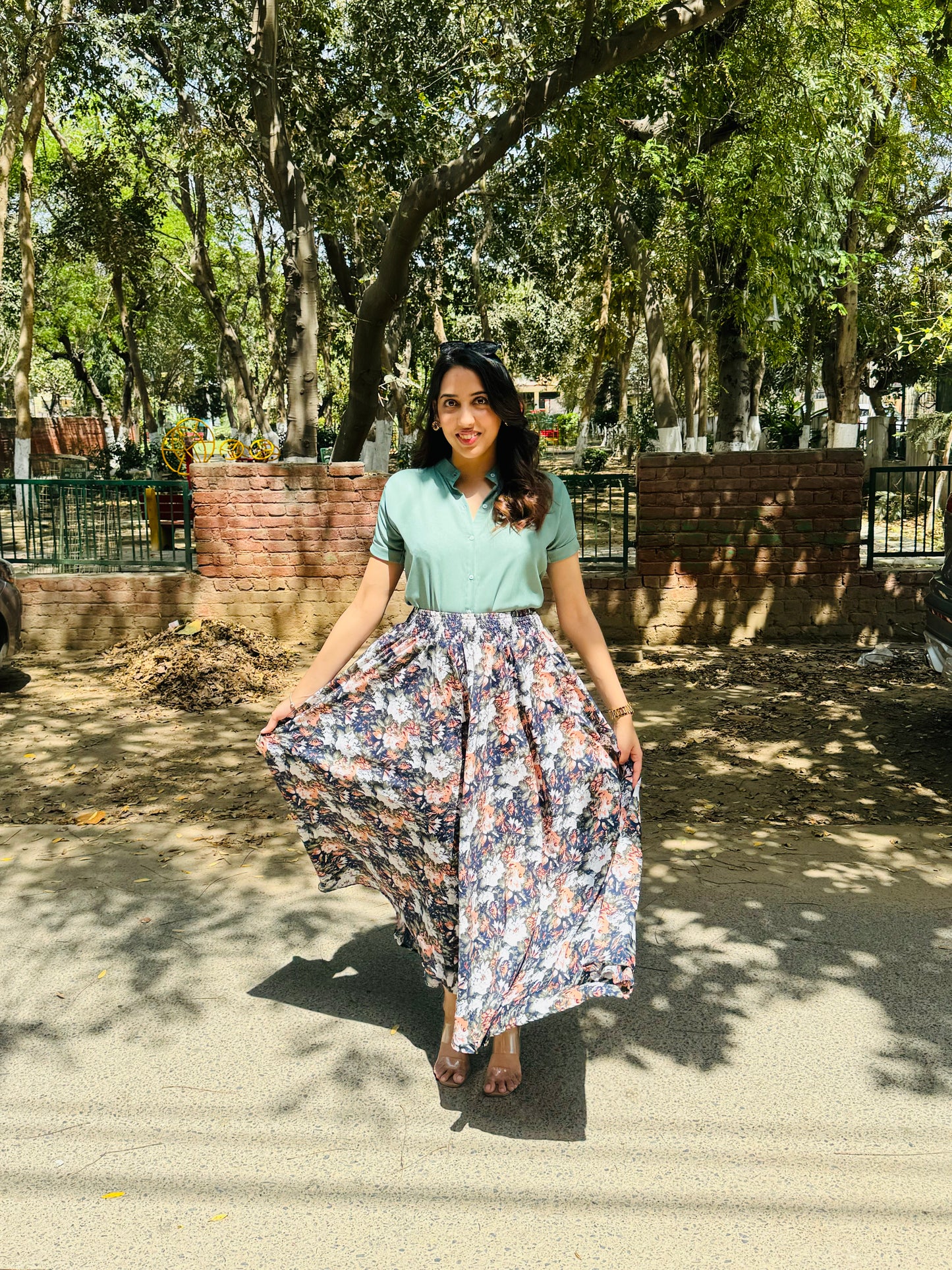 Blossoming Top – Green
