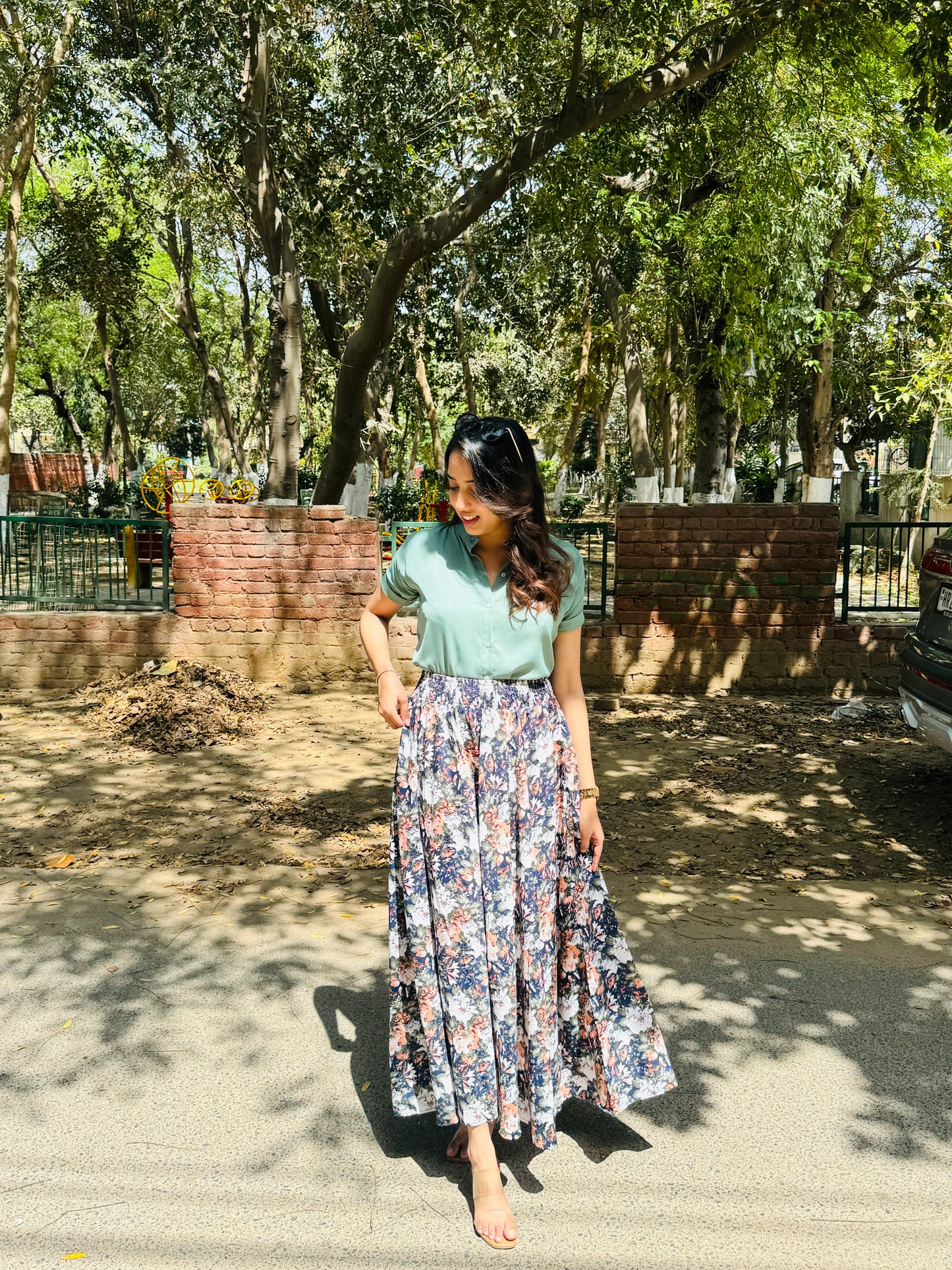 Blossoming Top – Green