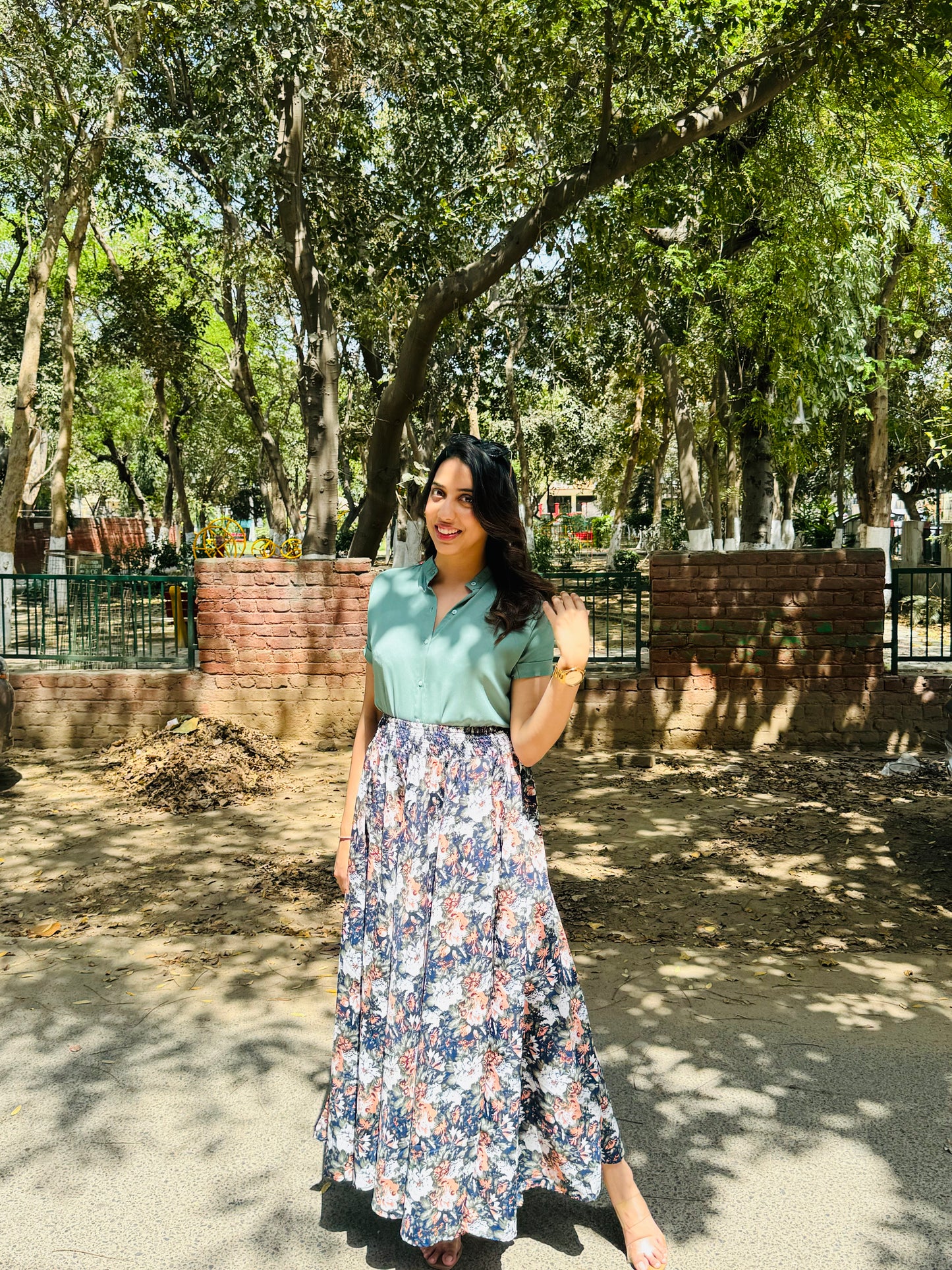 Blossoming Top – Green
