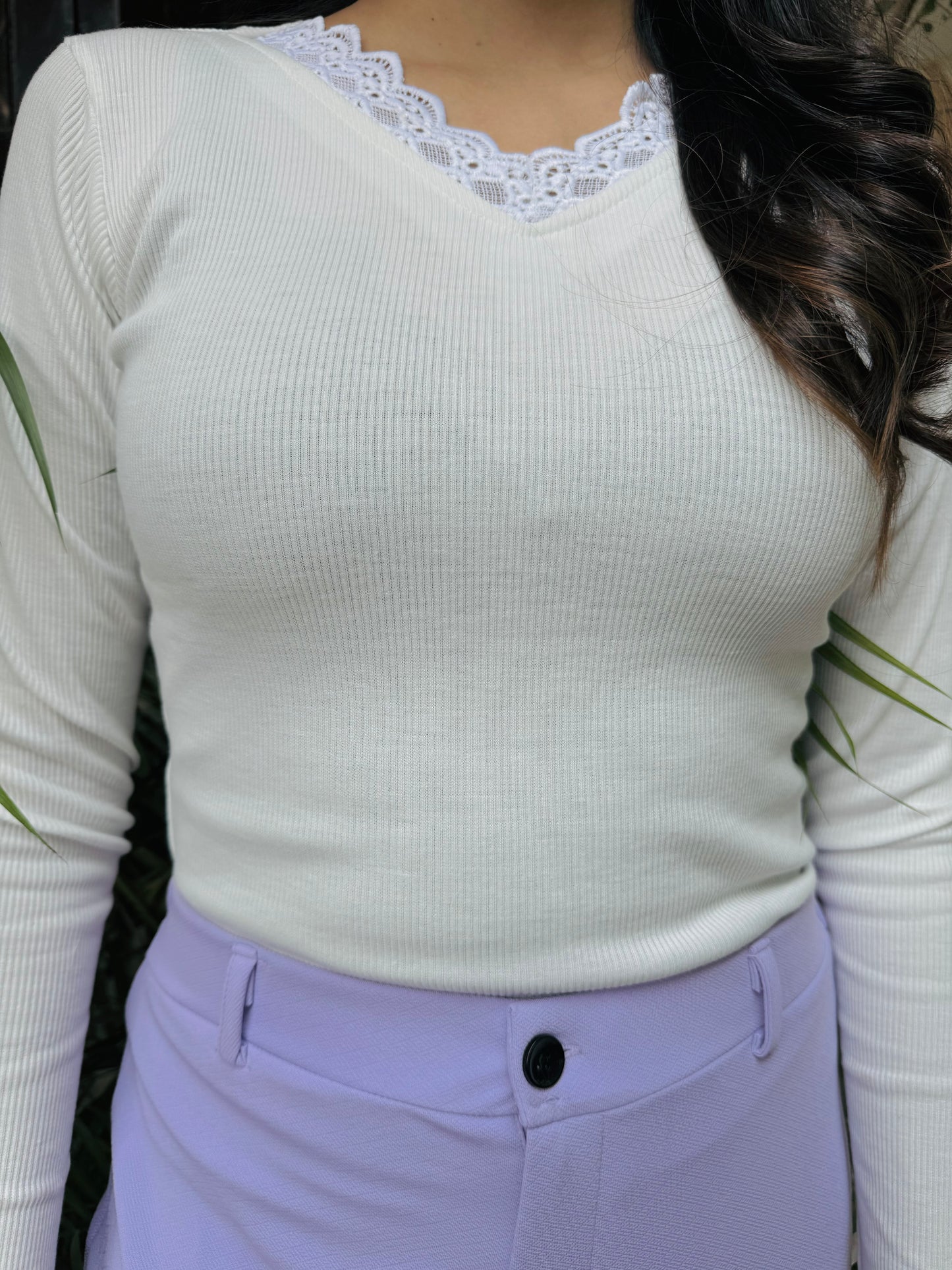 Flared Trousers - Lilac