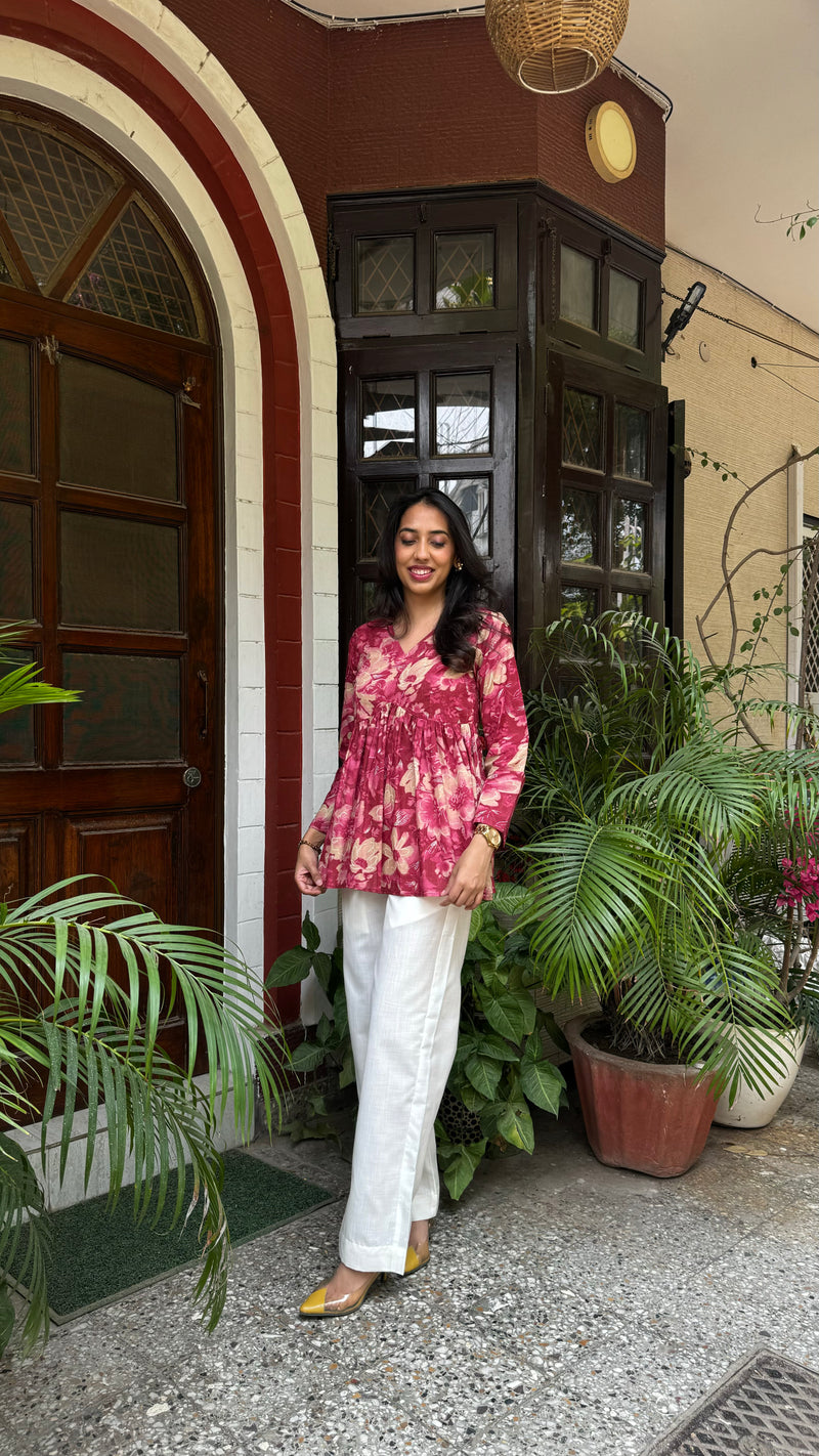 Back to Basics Cotton Pants - White