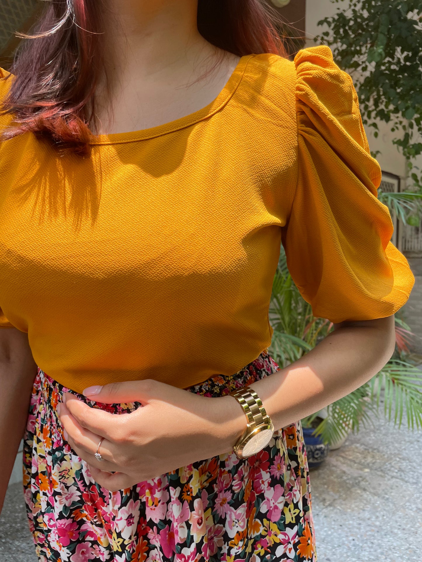 Summer Time Top - Mustard