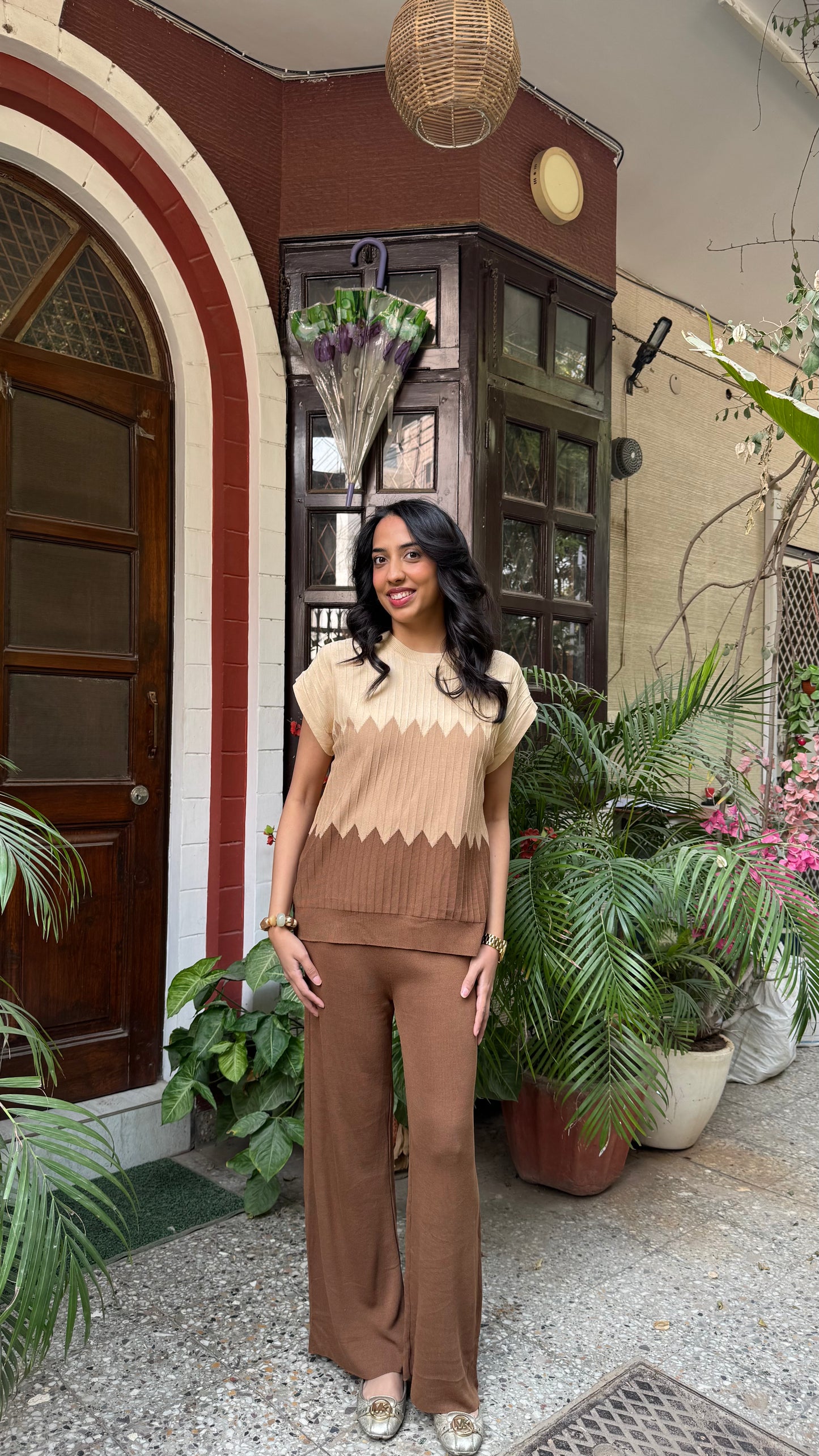 Coffee Combo Airport Set - Brown (Free Size) - Premium Collection