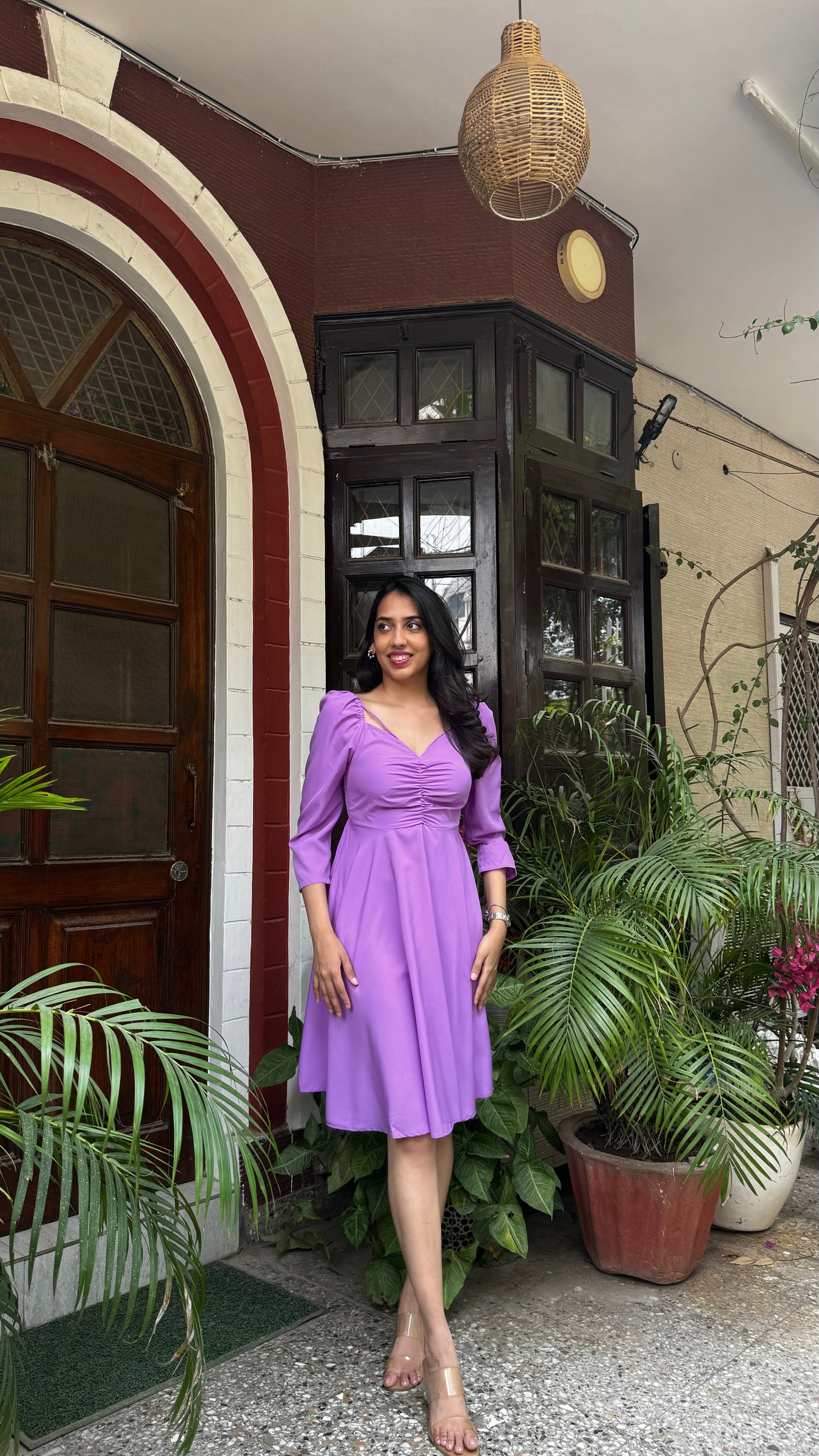 Good Girl Smocked Dress - Lilac