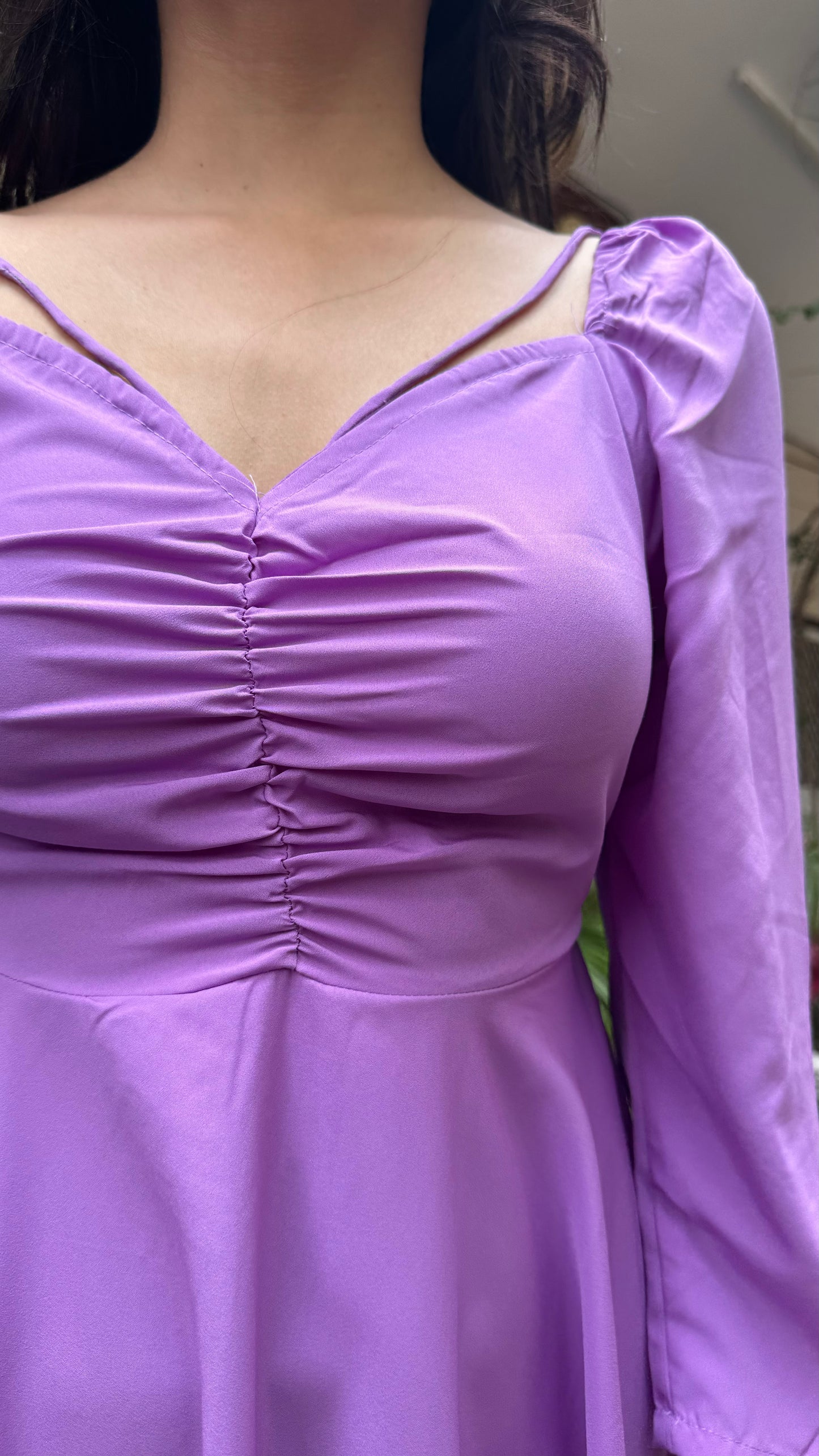 Good Girl Smocked Dress - Lilac