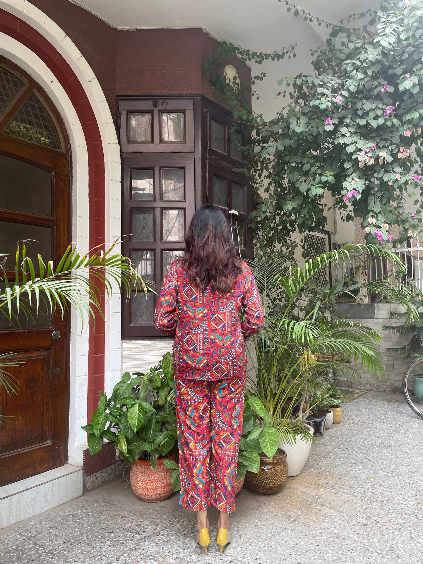 Mystique Co-Ord Set- Red