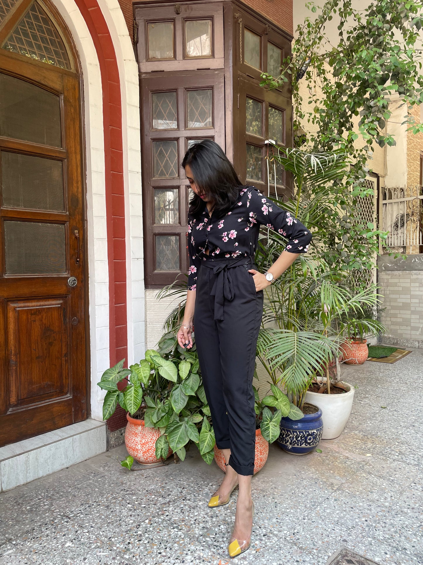 Cute Floral Jumpsuit