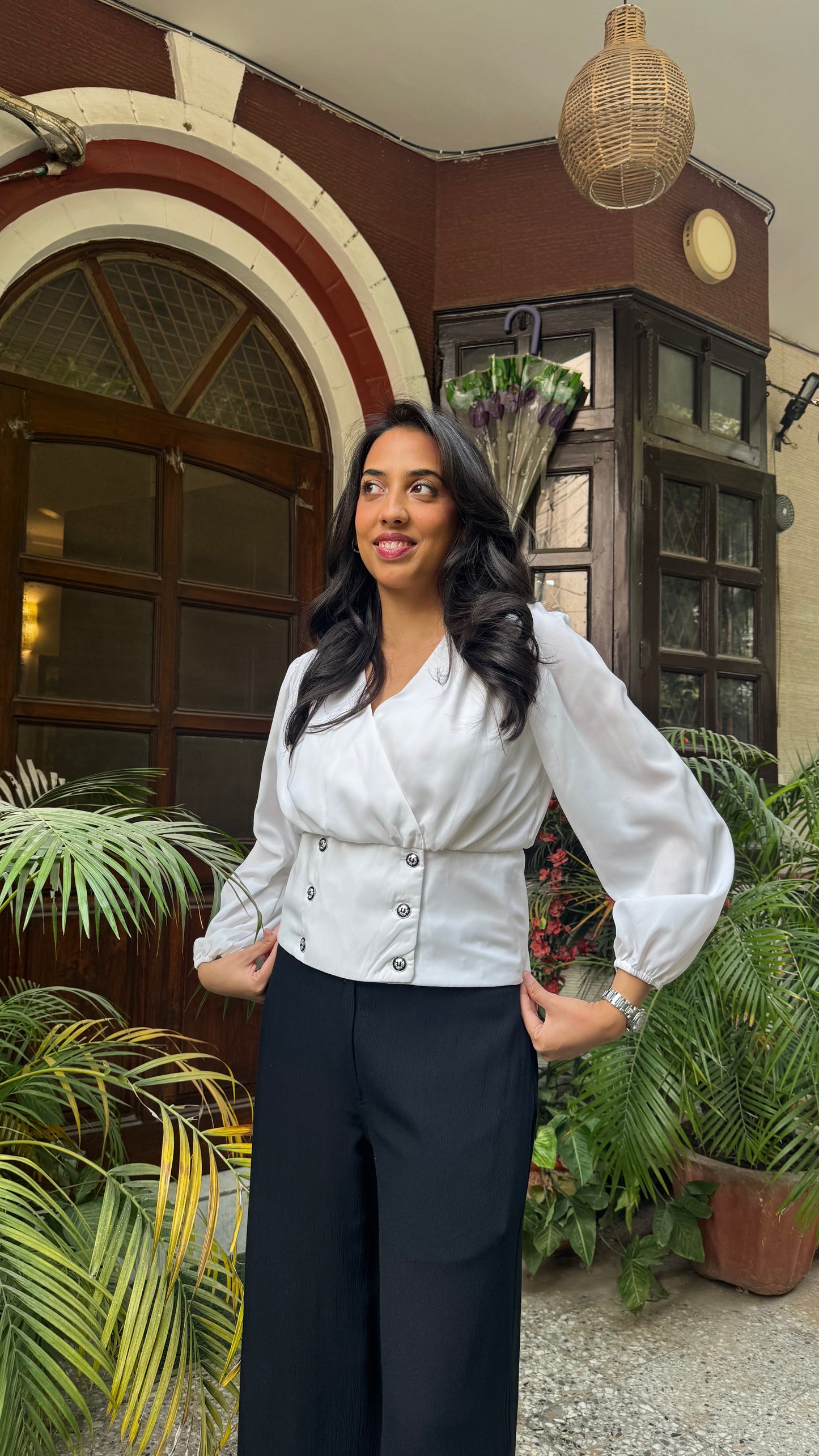 Boss Babe Formal top – White (Premium Collection)