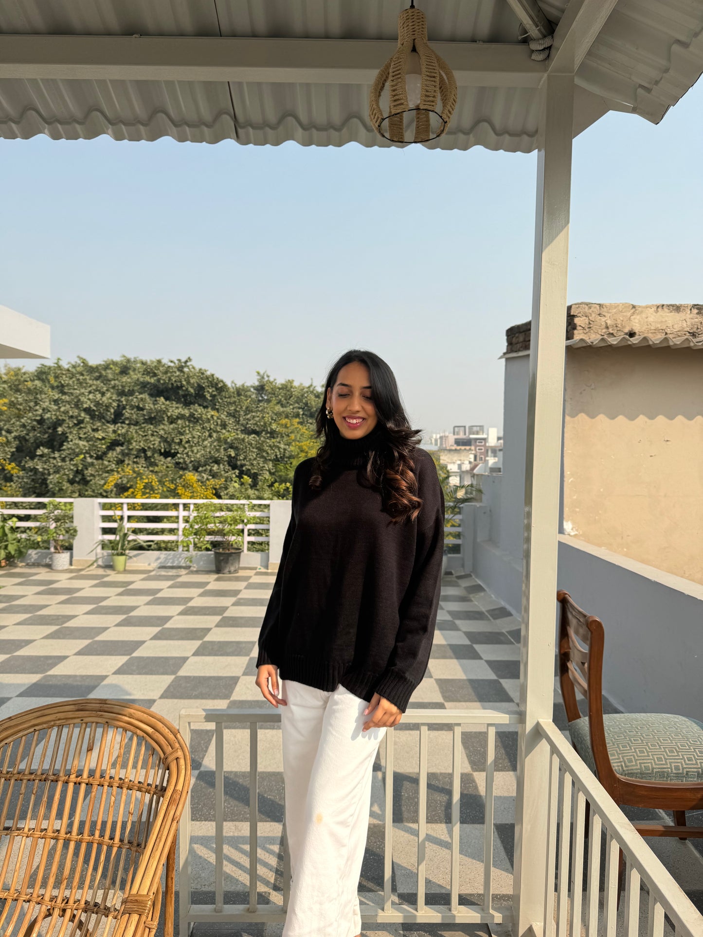 Super Warm Heavy Turtleneck (Free Size) - Oversized