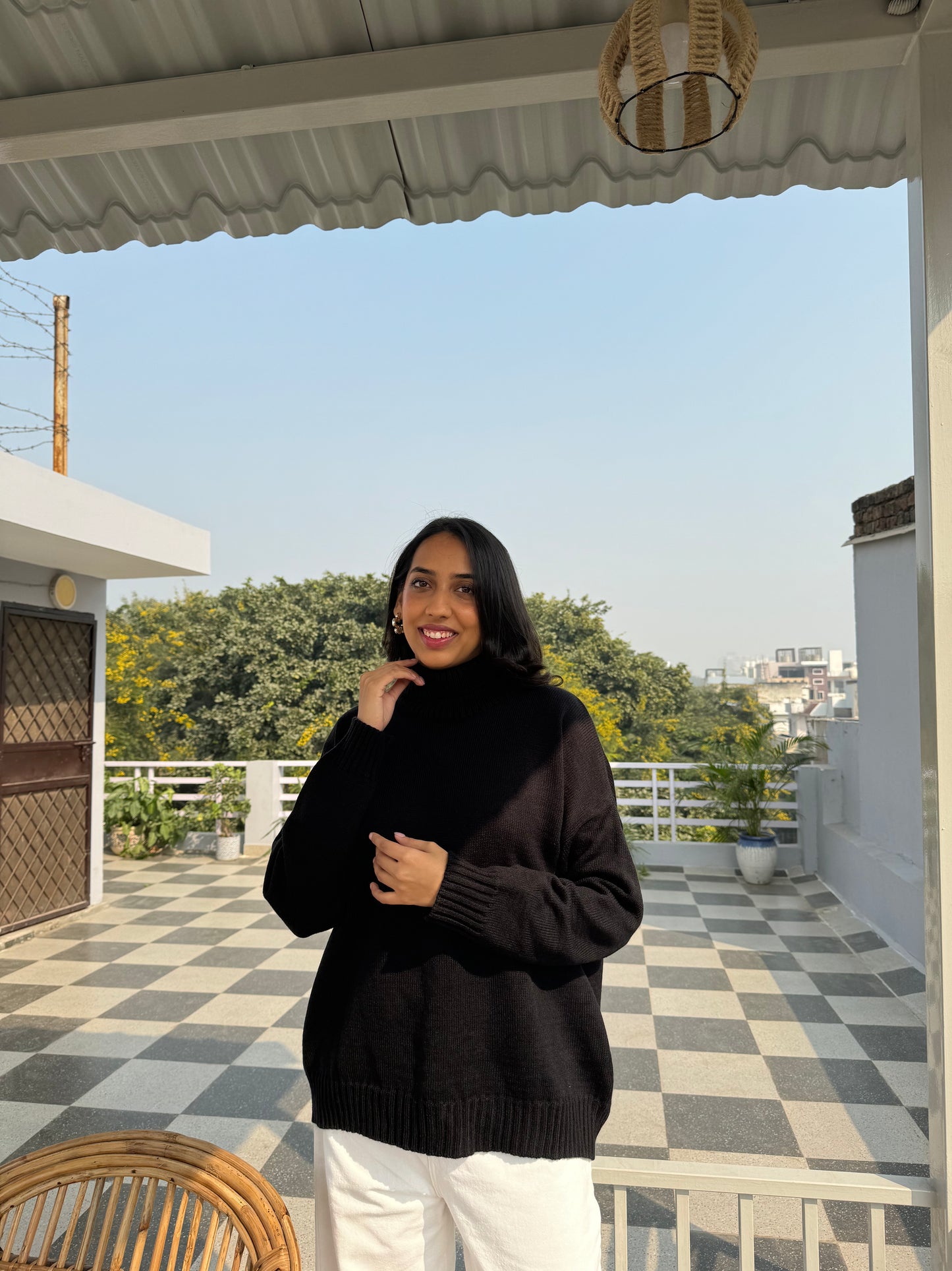 Super Warm Heavy Turtleneck (Free Size) - Oversized