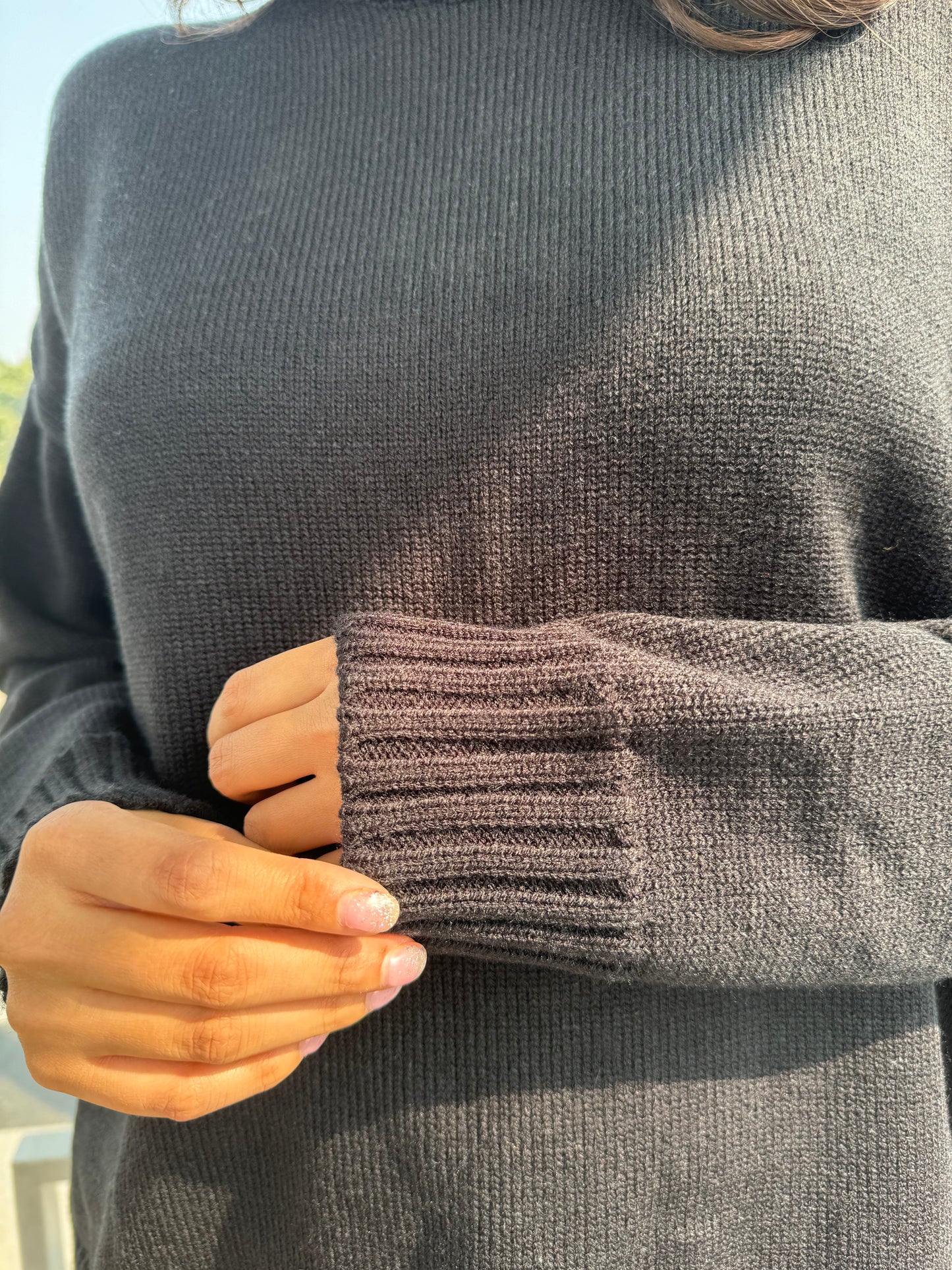 Super Warm Heavy Turtleneck (Free Size) - Oversized