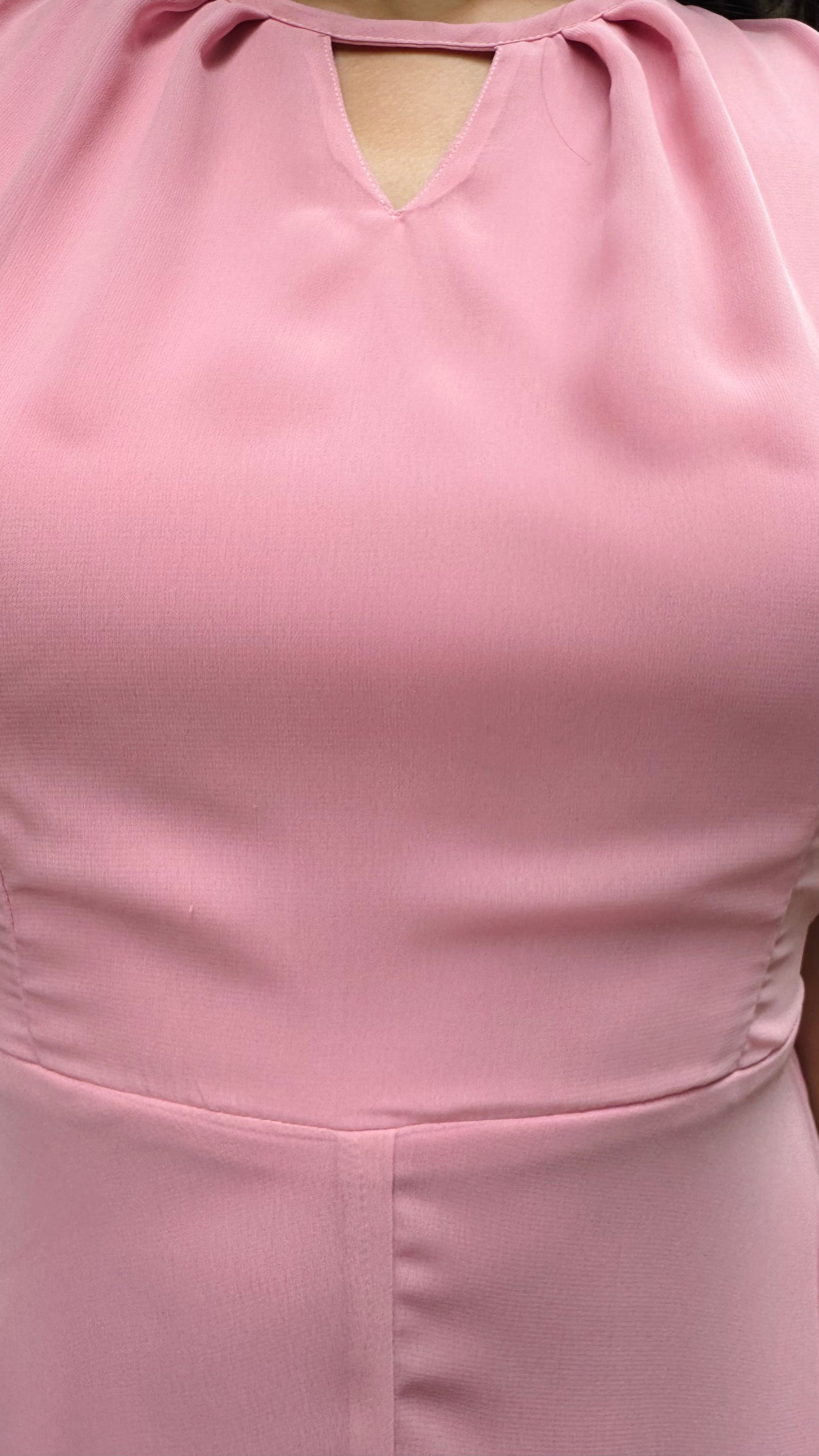 Soft Orchid Asymmetrical Dress - Pink