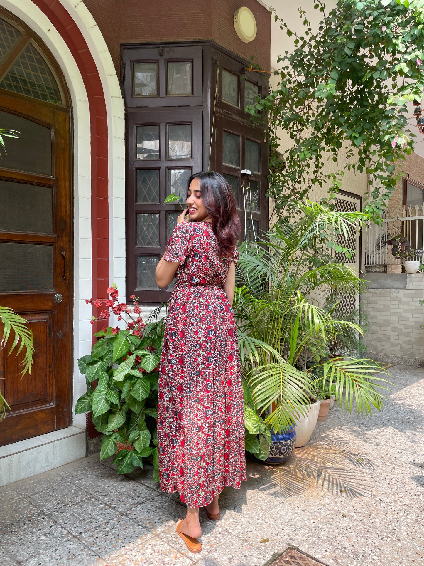 Glee Lounge Dress – Red