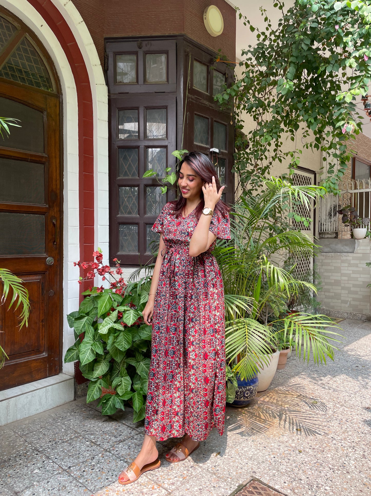 Glee Lounge Dress – Red