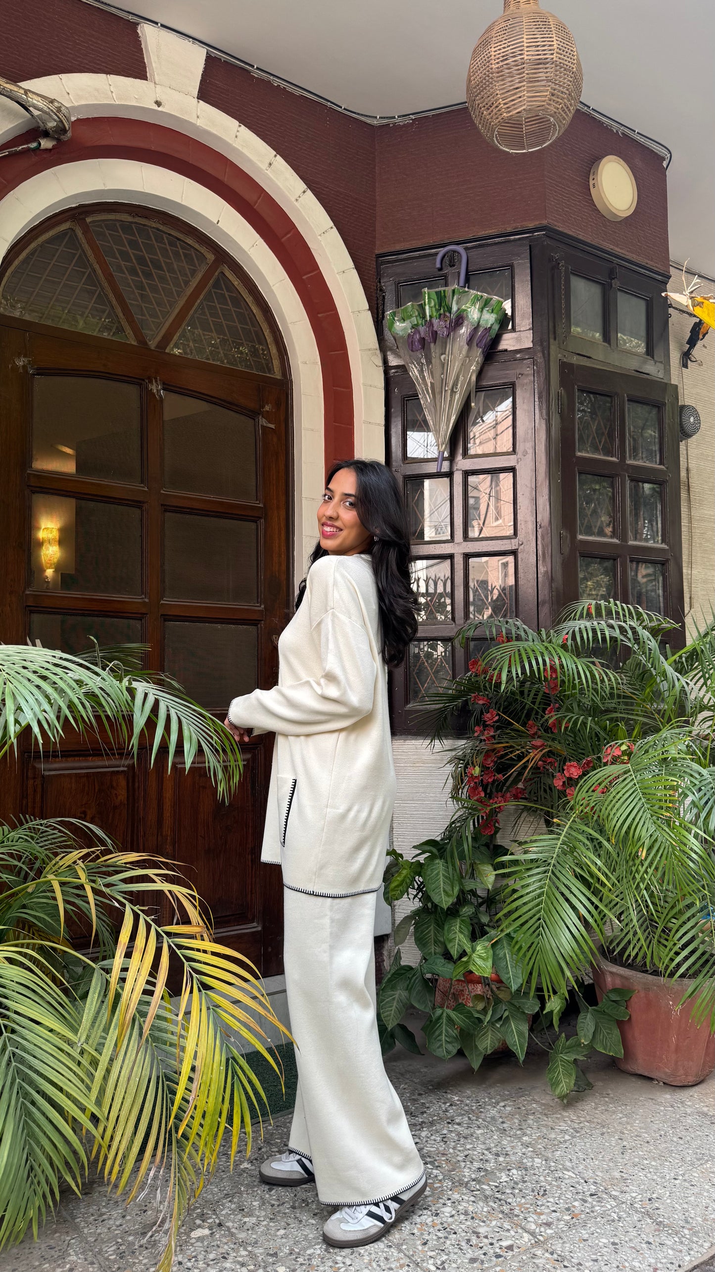 Rich Girl  Lounge Set - White (Free Size) - Premium Collection