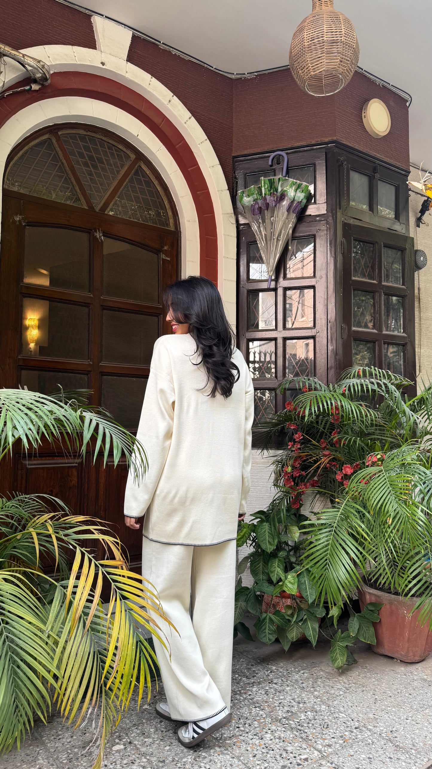 Rich Girl  Lounge Set - White (Free Size) - Premium Collection