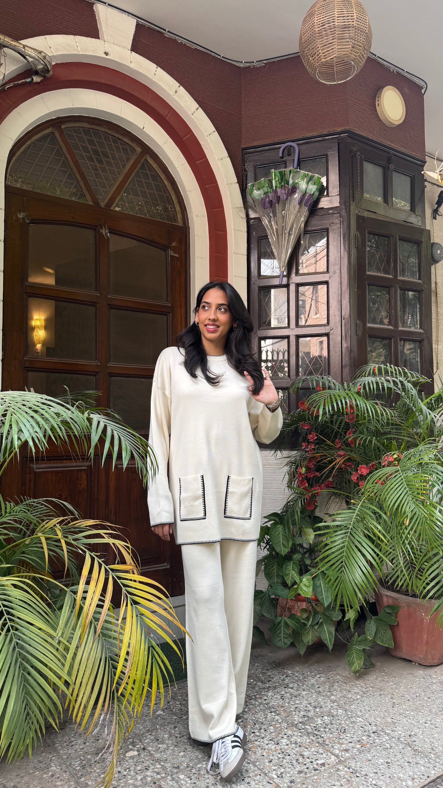 Rich Girl  Lounge Set - White (Free Size) - Premium Collection