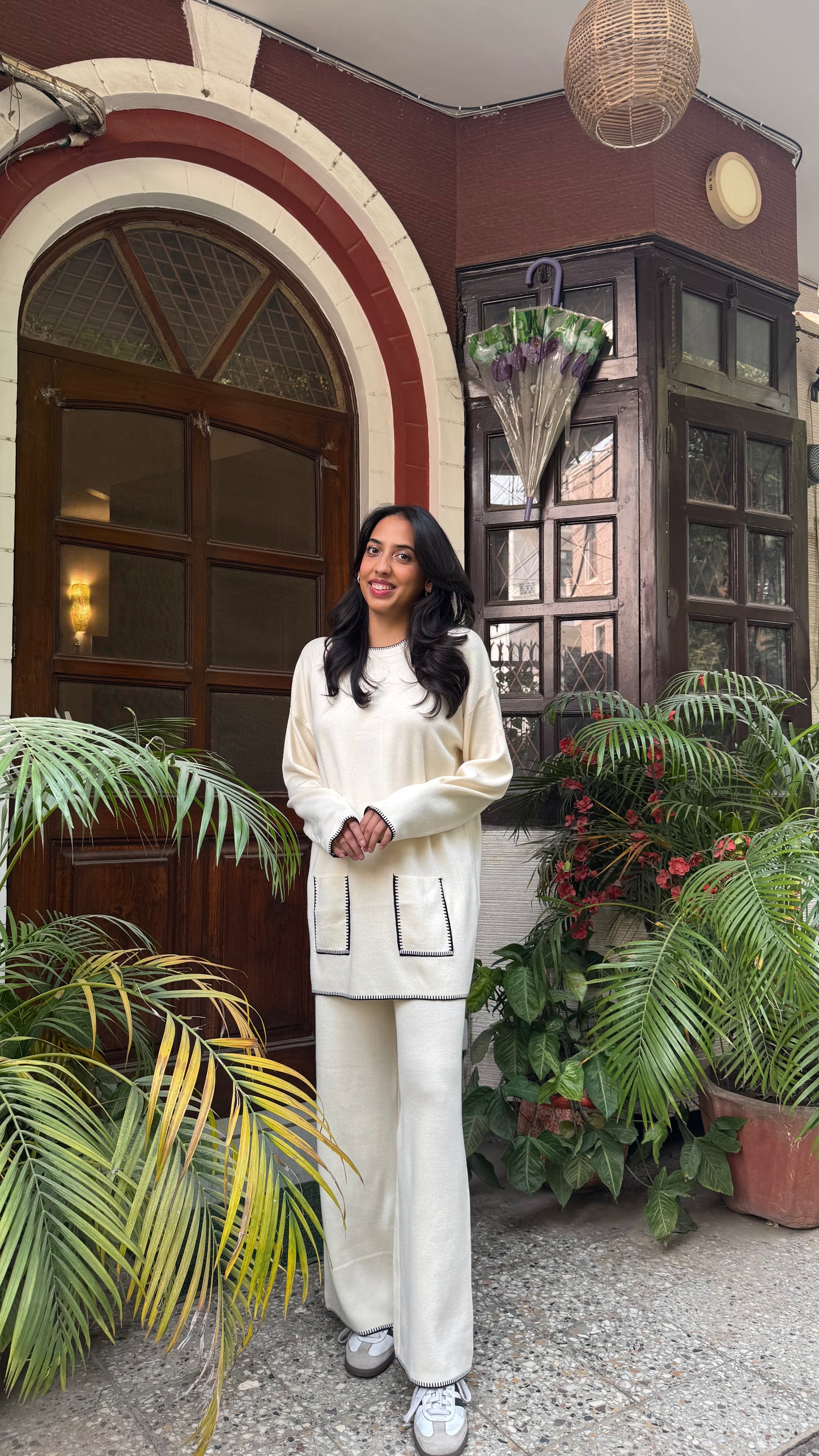 Rich Girl  Lounge Set - White (Free Size) - Premium Collection