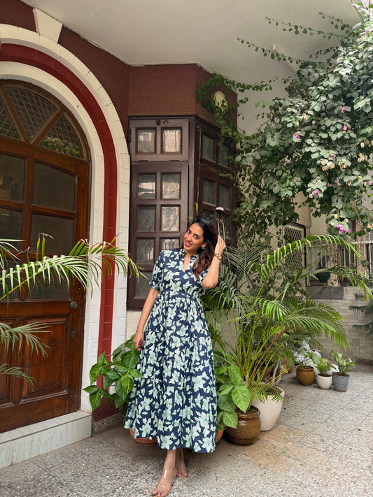 Serene Tiered Maxi (Luxe Collection) - Blue