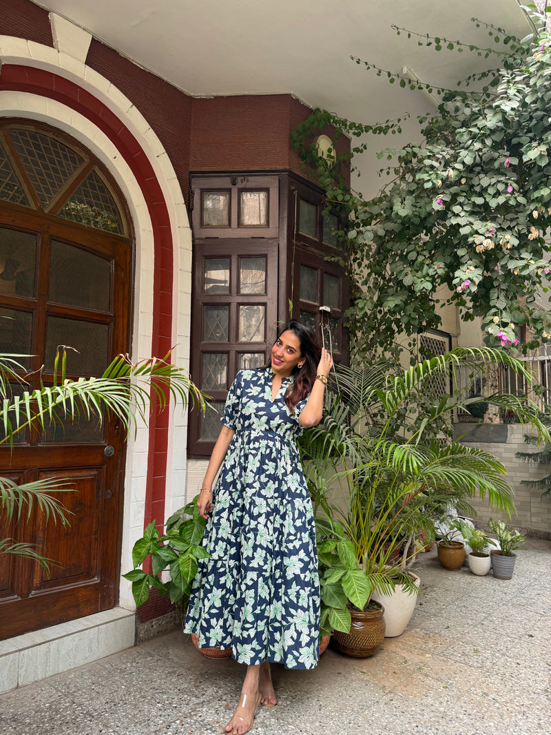 Serene Tiered Maxi (Luxe Collection) - Blue