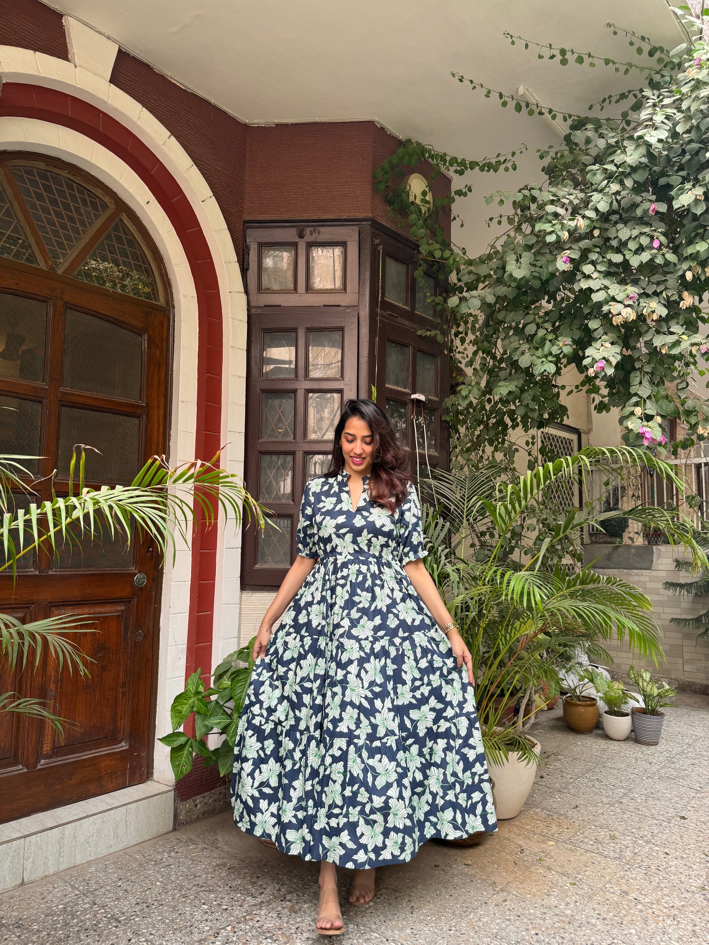 Serene Tiered Maxi (Luxe Collection) - Blue