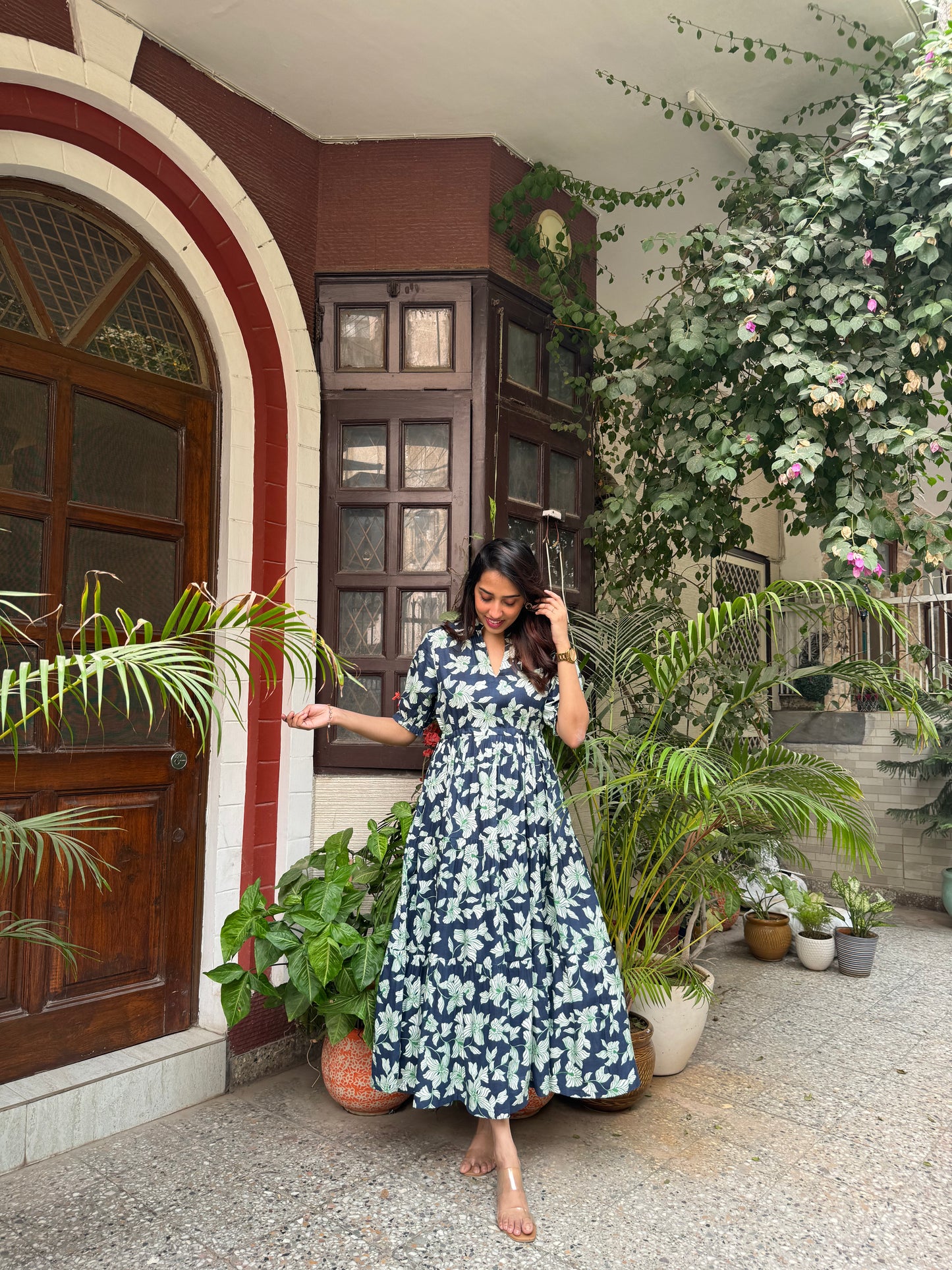 Serene Tiered Maxi (Luxe Collection) - Blue