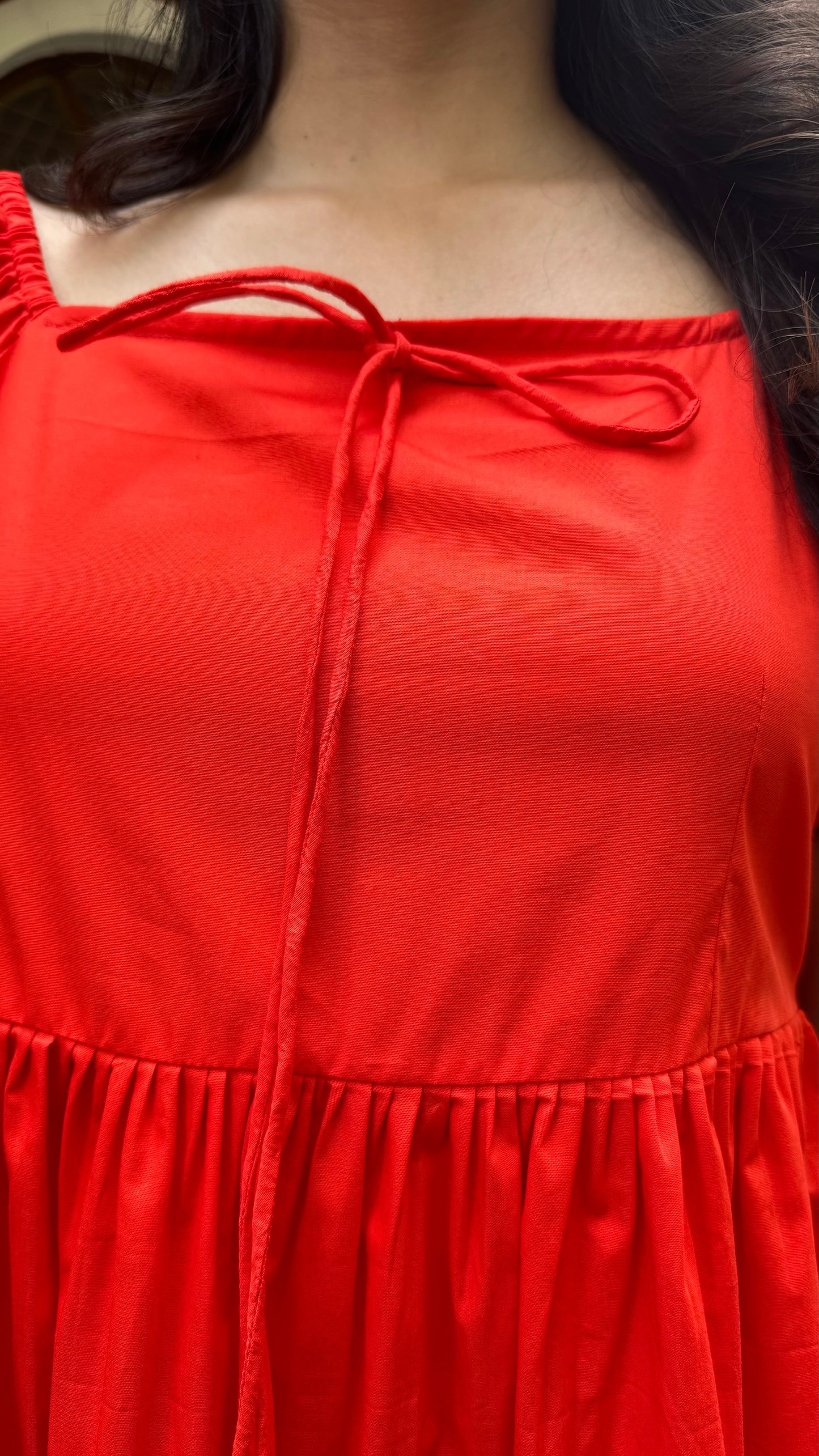 Fairytale Cotton Maxi - Blood Orange (Premium Fabric)
