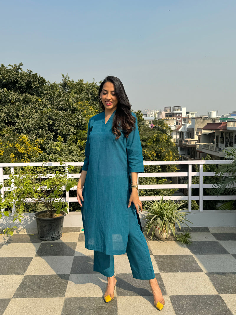 Luxe Lady Cotton Set - Teal