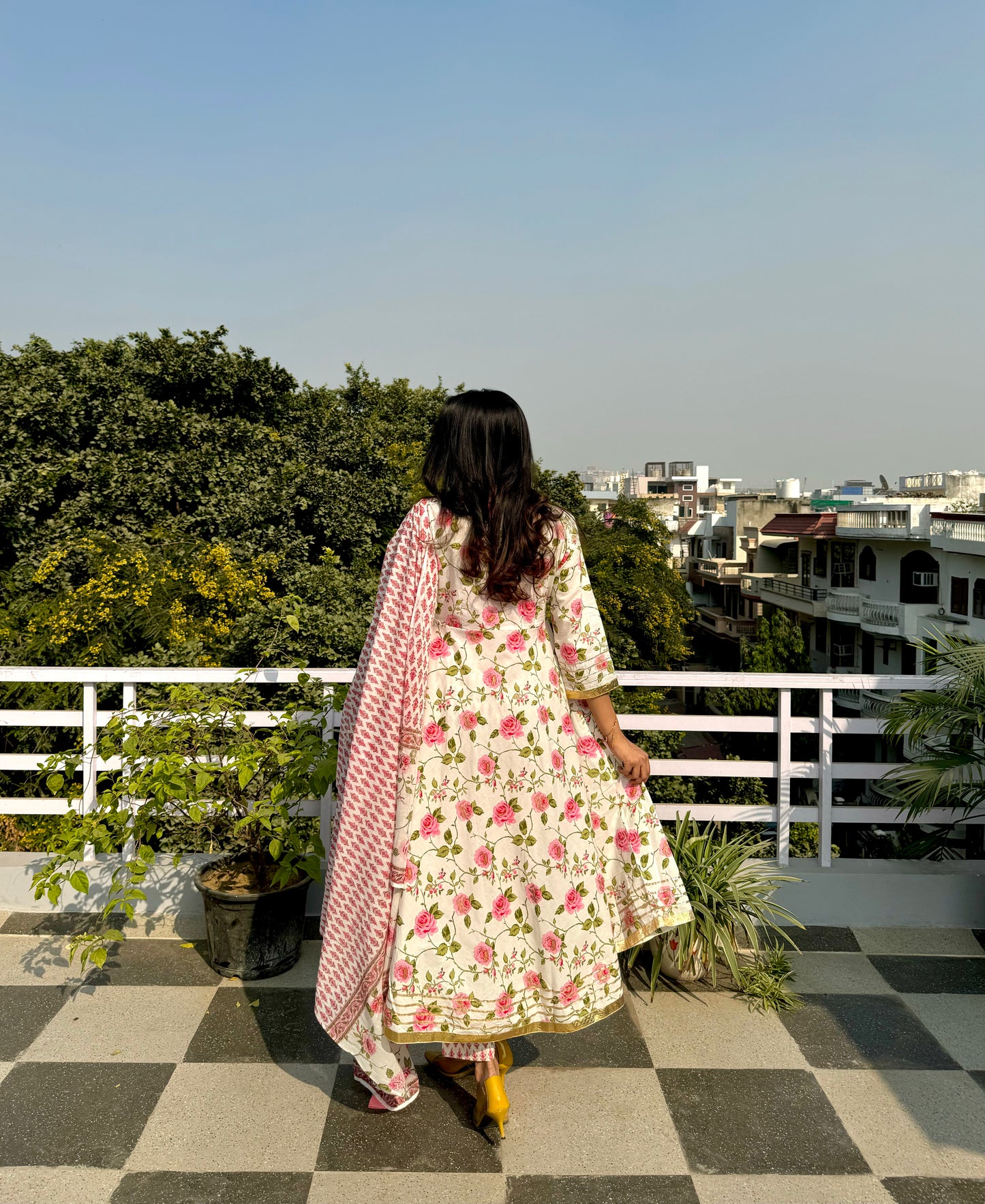 Rose 3 Piece Anarkali - Super Premium - Limited Edition