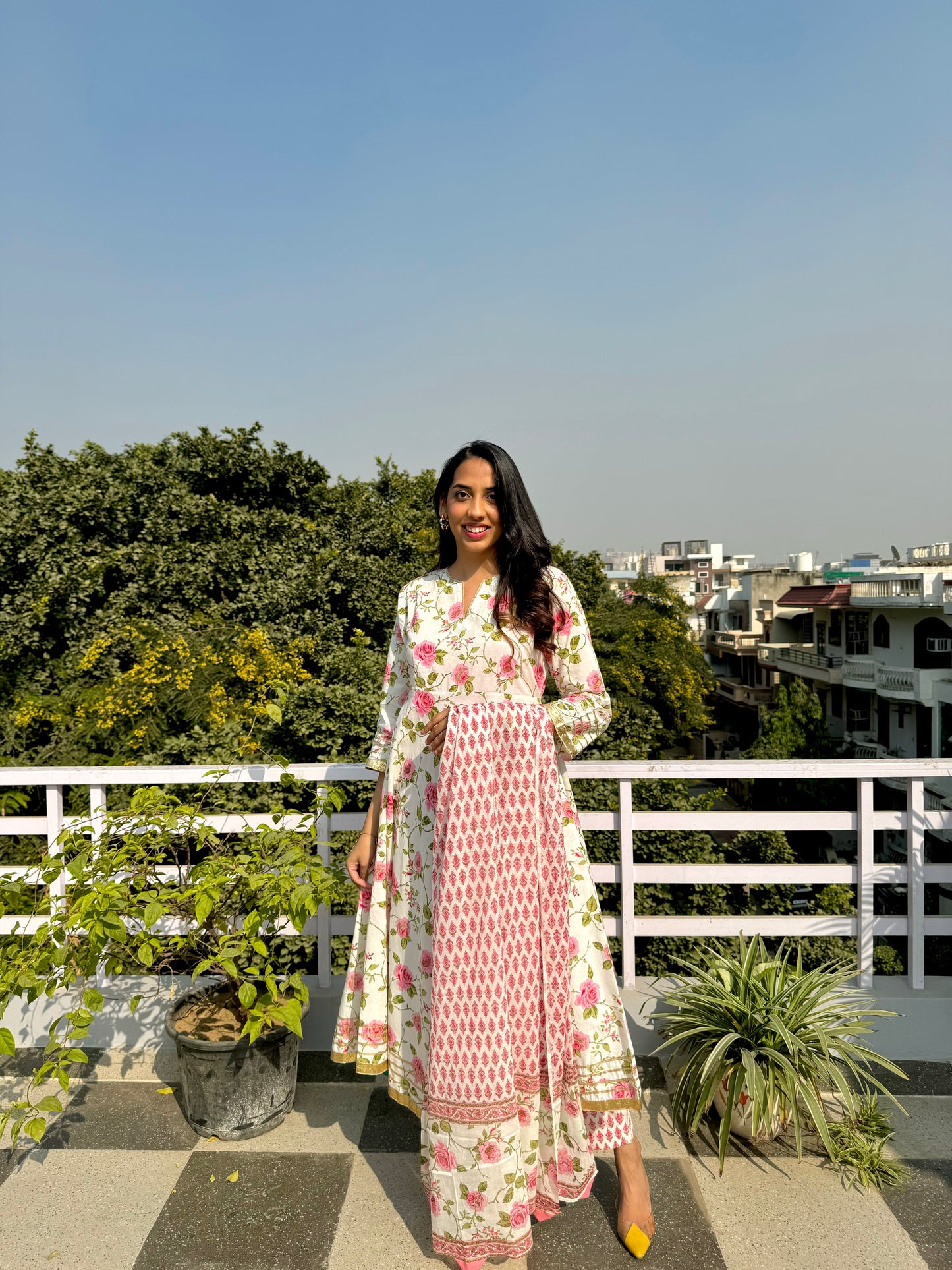 Rose 3 Piece Anarkali - Super Premium - Limited Edition