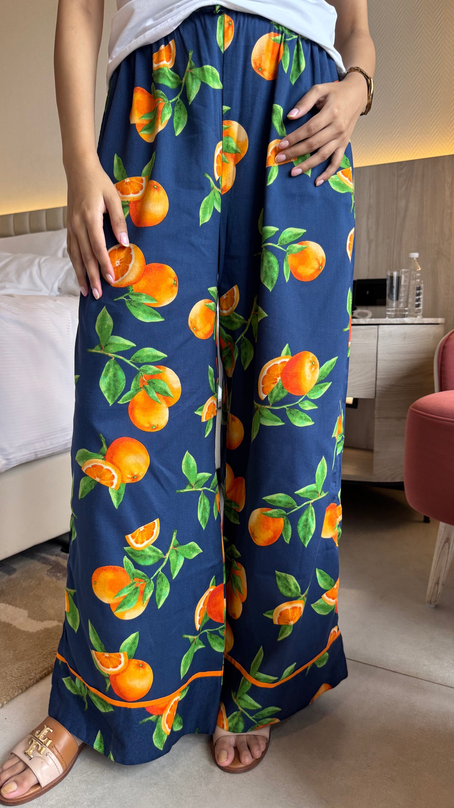Lazy Bum Causal Pajamas - Oranges (Premium Collection)