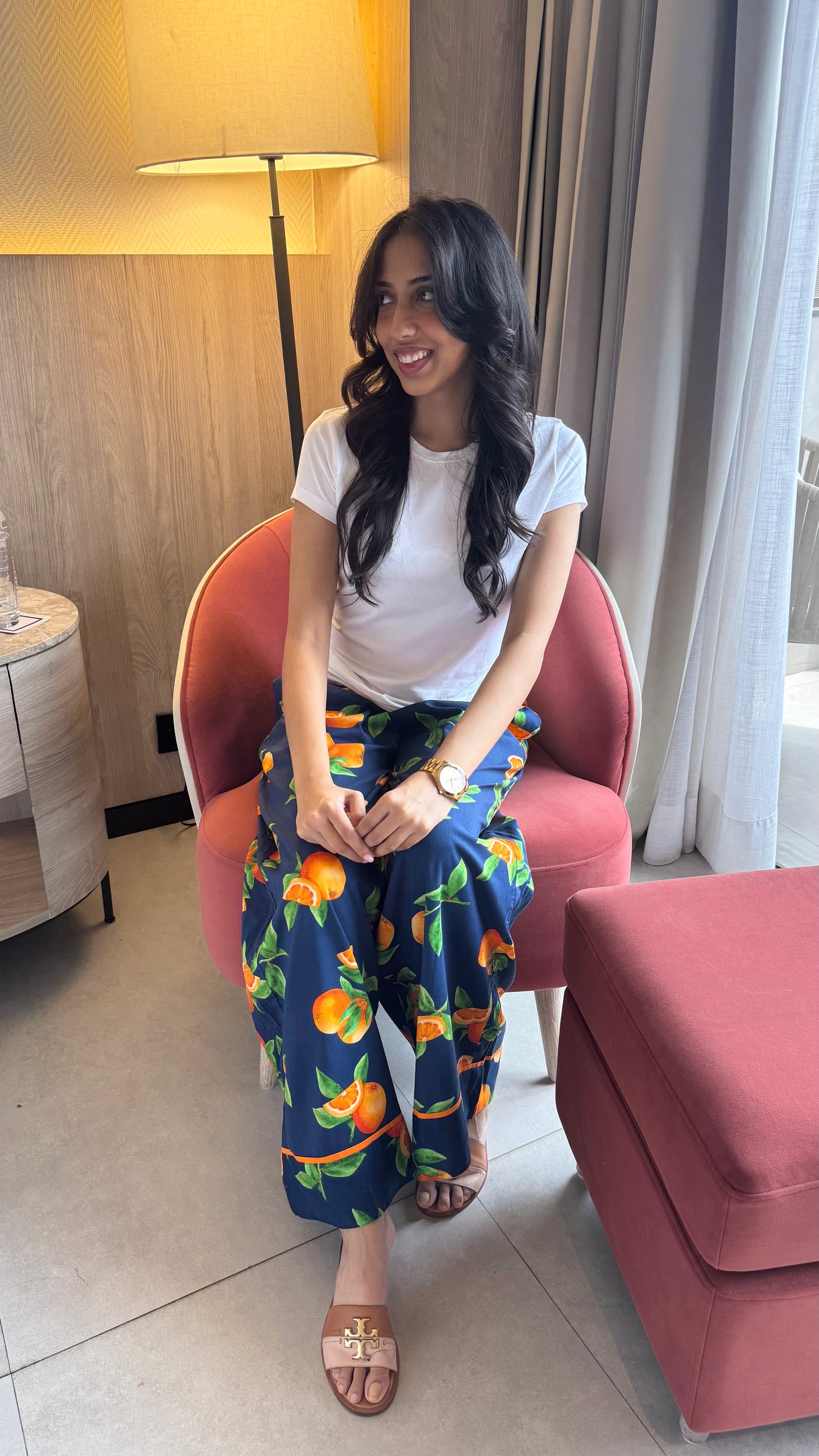 Lazy Bum Causal Pajamas - Oranges (Premium Collection)