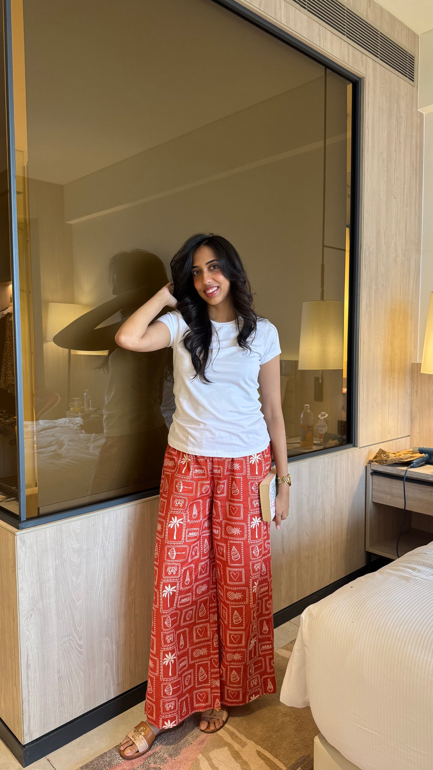 Lazy Bum Causal Pajamas - Cutie Red