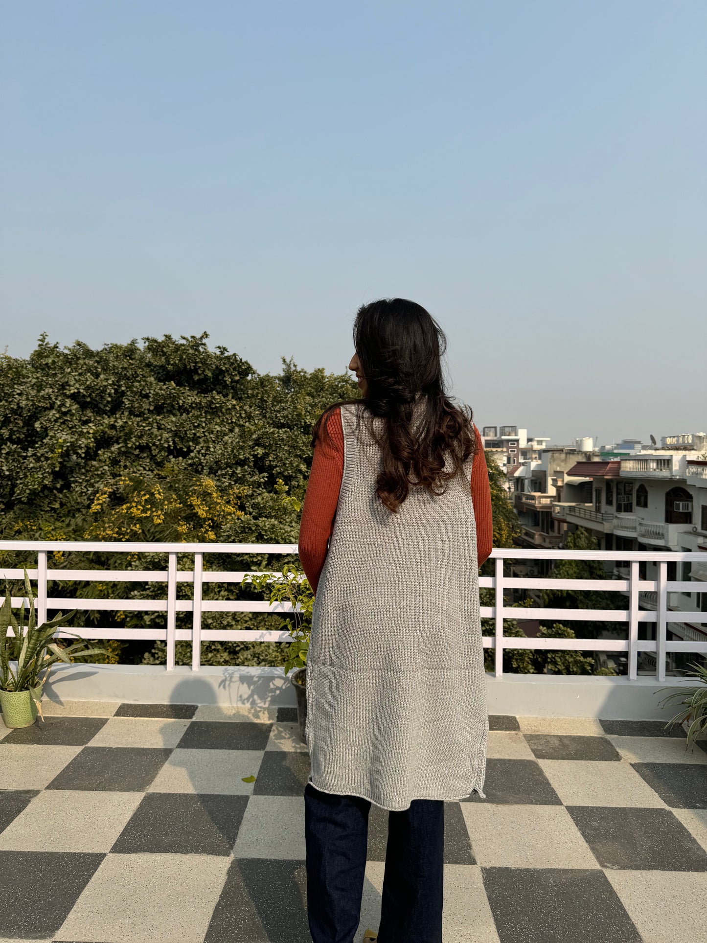 Grey Woollen Shrug (Free Size)