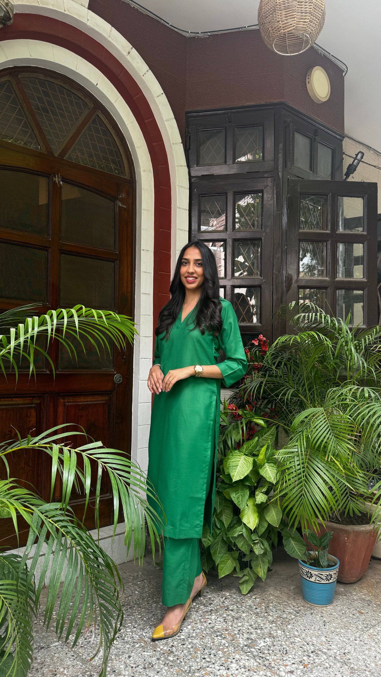 Luxe Lady Cotton Set - Green
