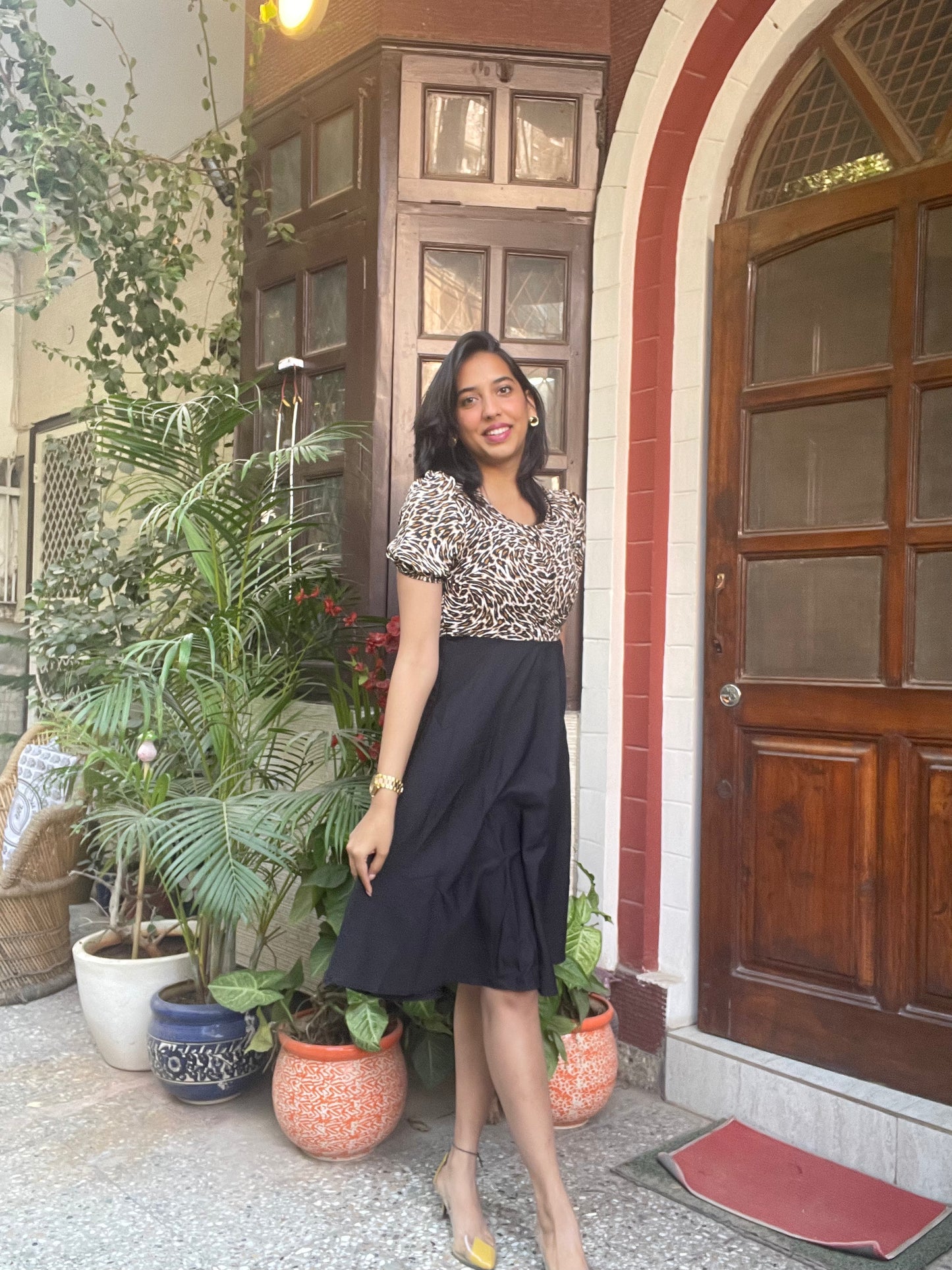 Animal Printed Dress
