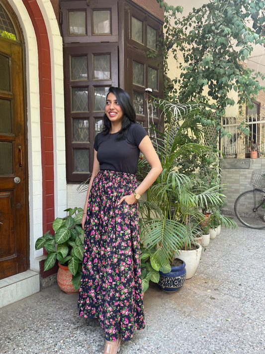 Spring Time Palazzo (Free Size)