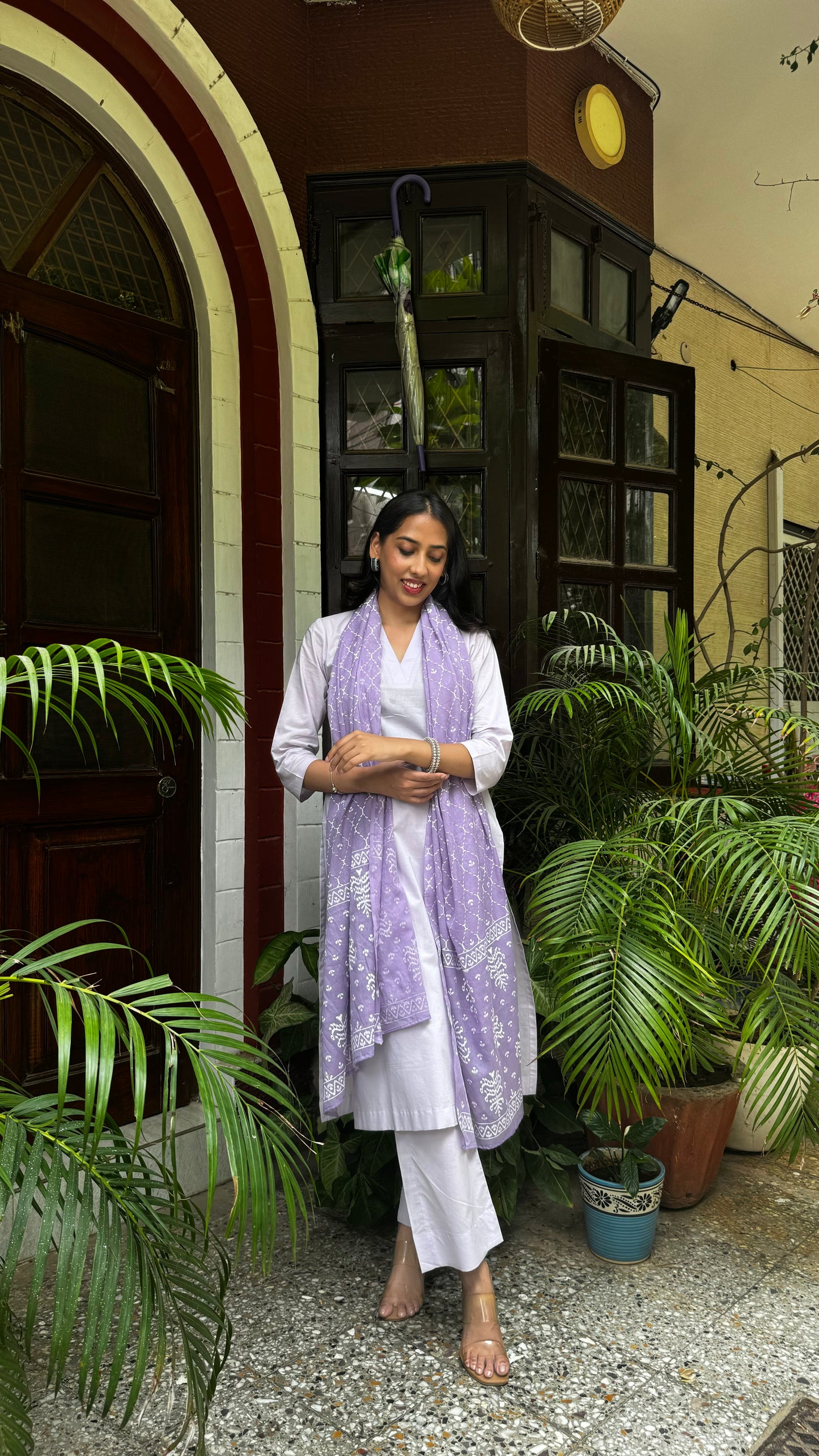 Pastel Poetry Dupatta Suit Set - (Super Premium Collection)