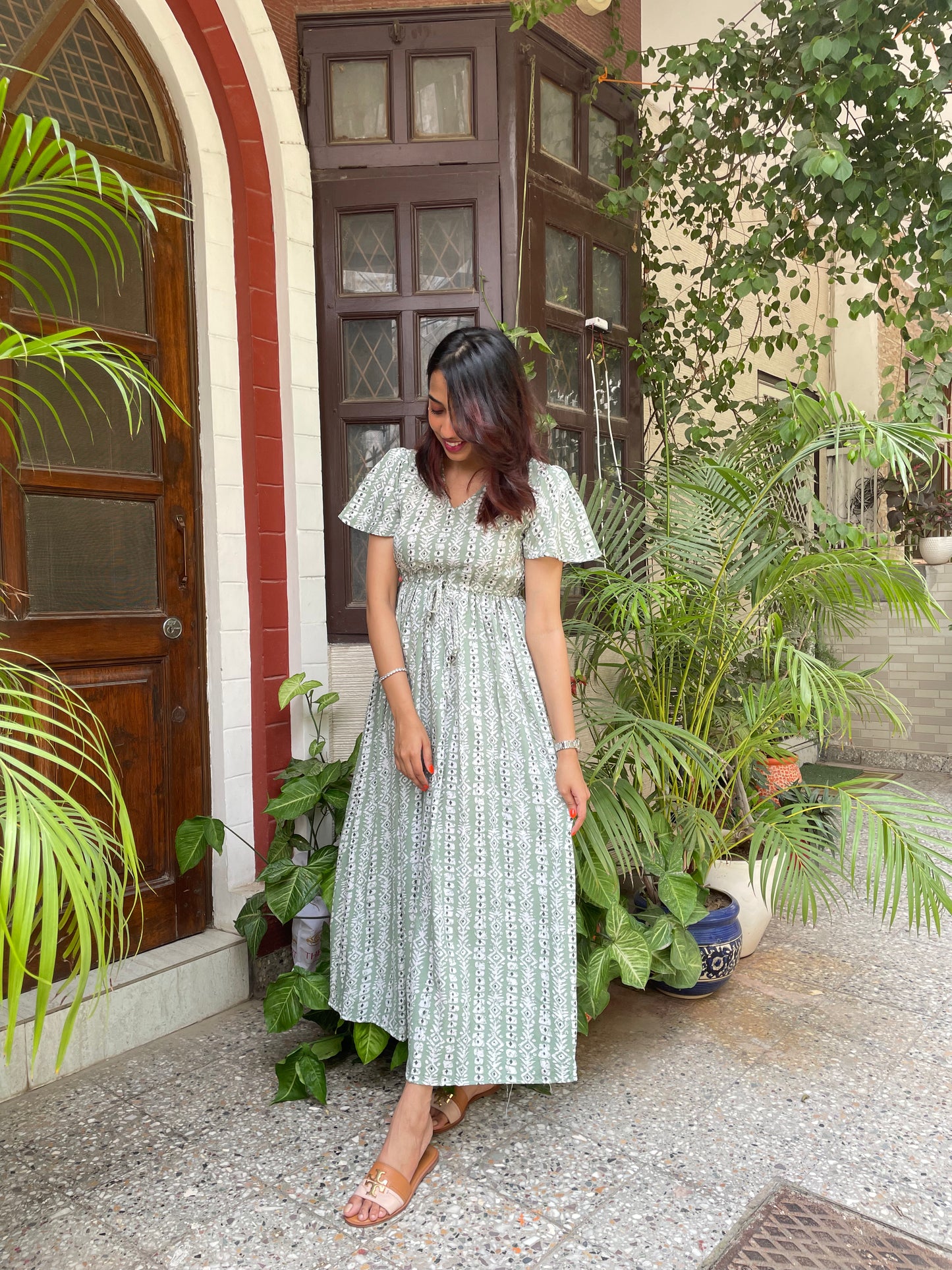 Glee Lounge Dress – Green