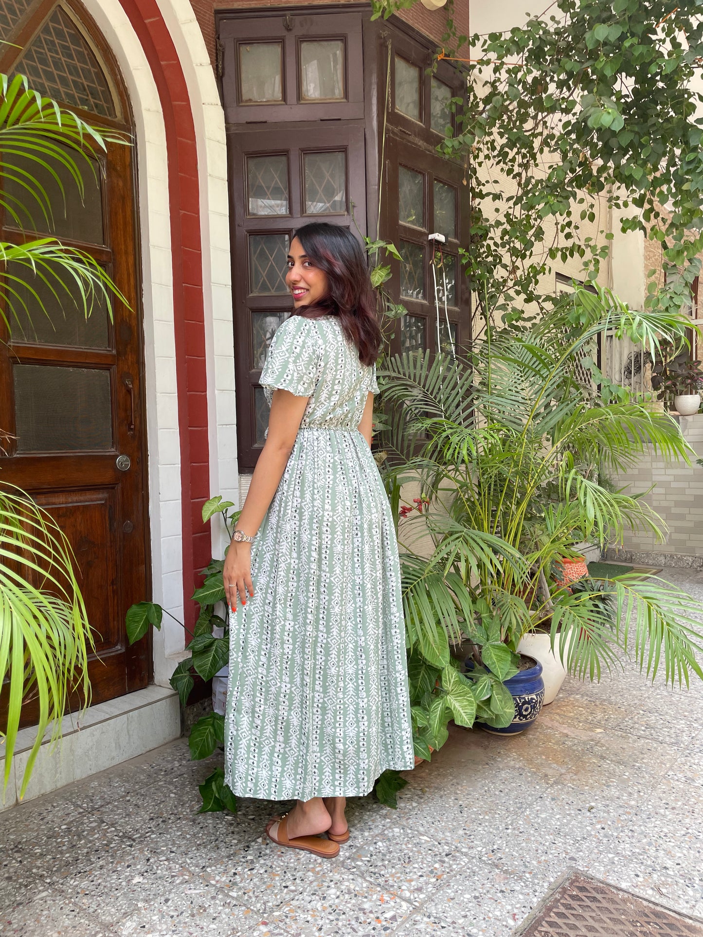 Glee Lounge Dress – Green